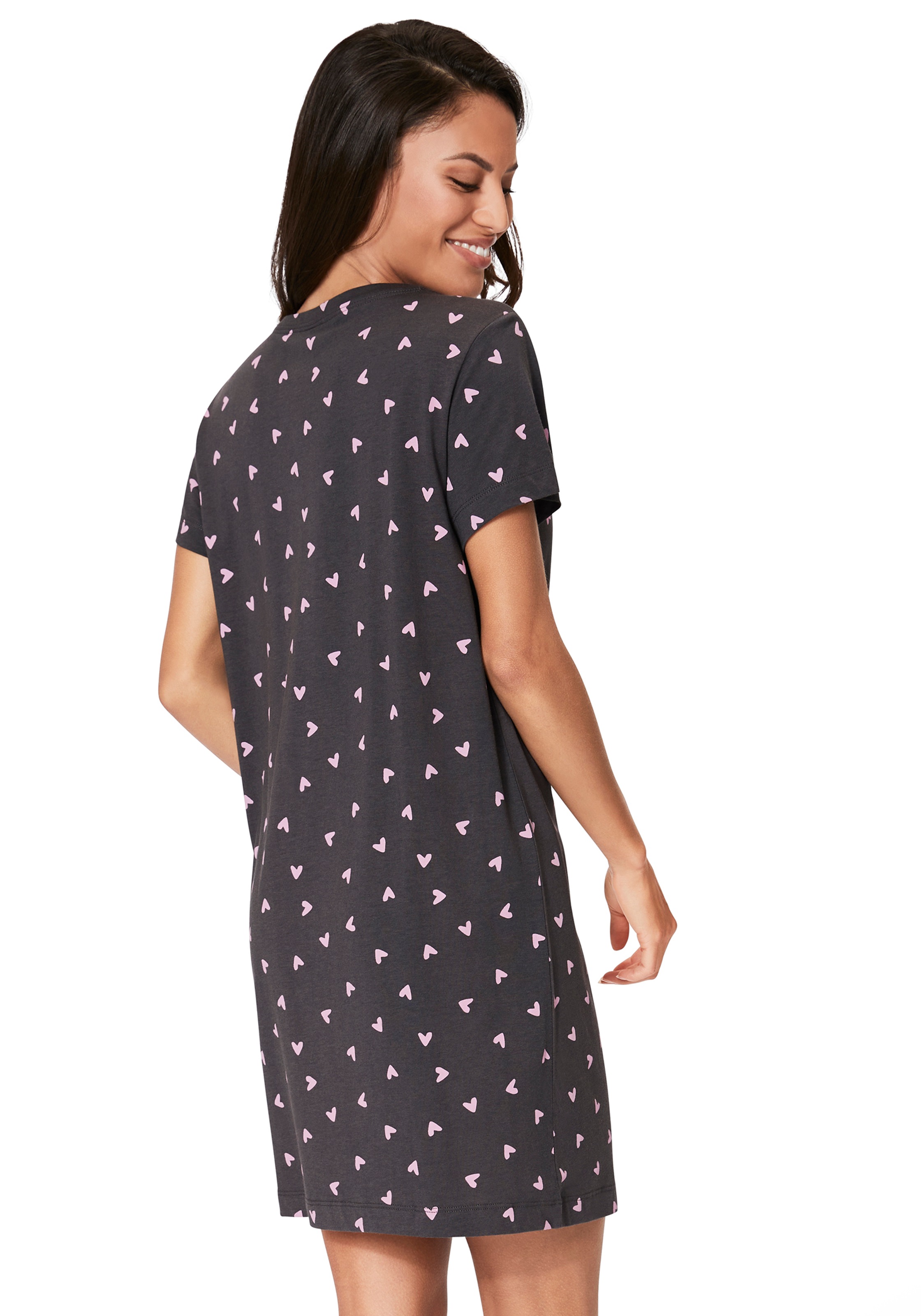 s.Oliver Sleepshirt, mit Herzmotiven