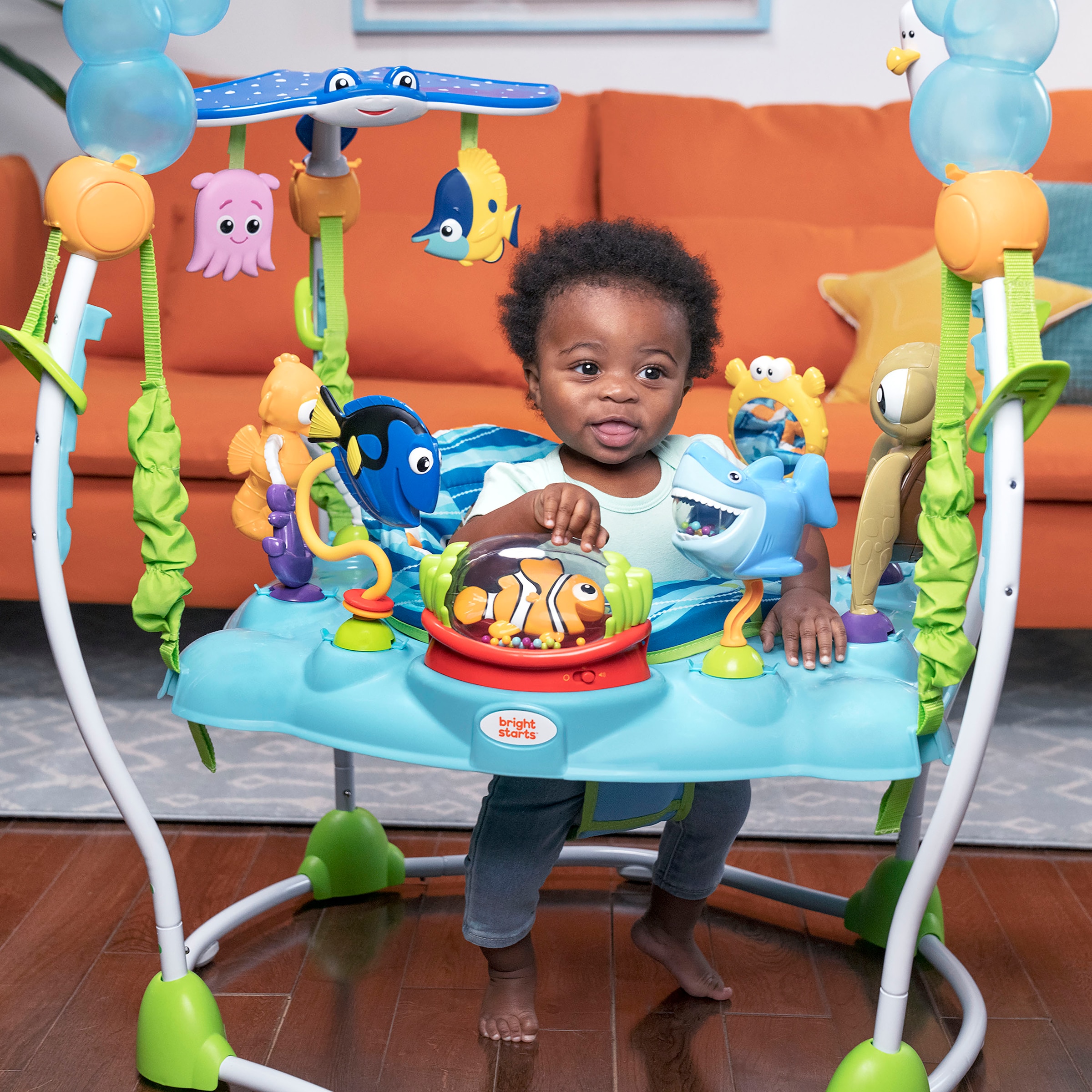 Bright Starts Centre de jeux »Finding Nemo Sea of Activities Jumper« mit Licht- und Soundeffekt