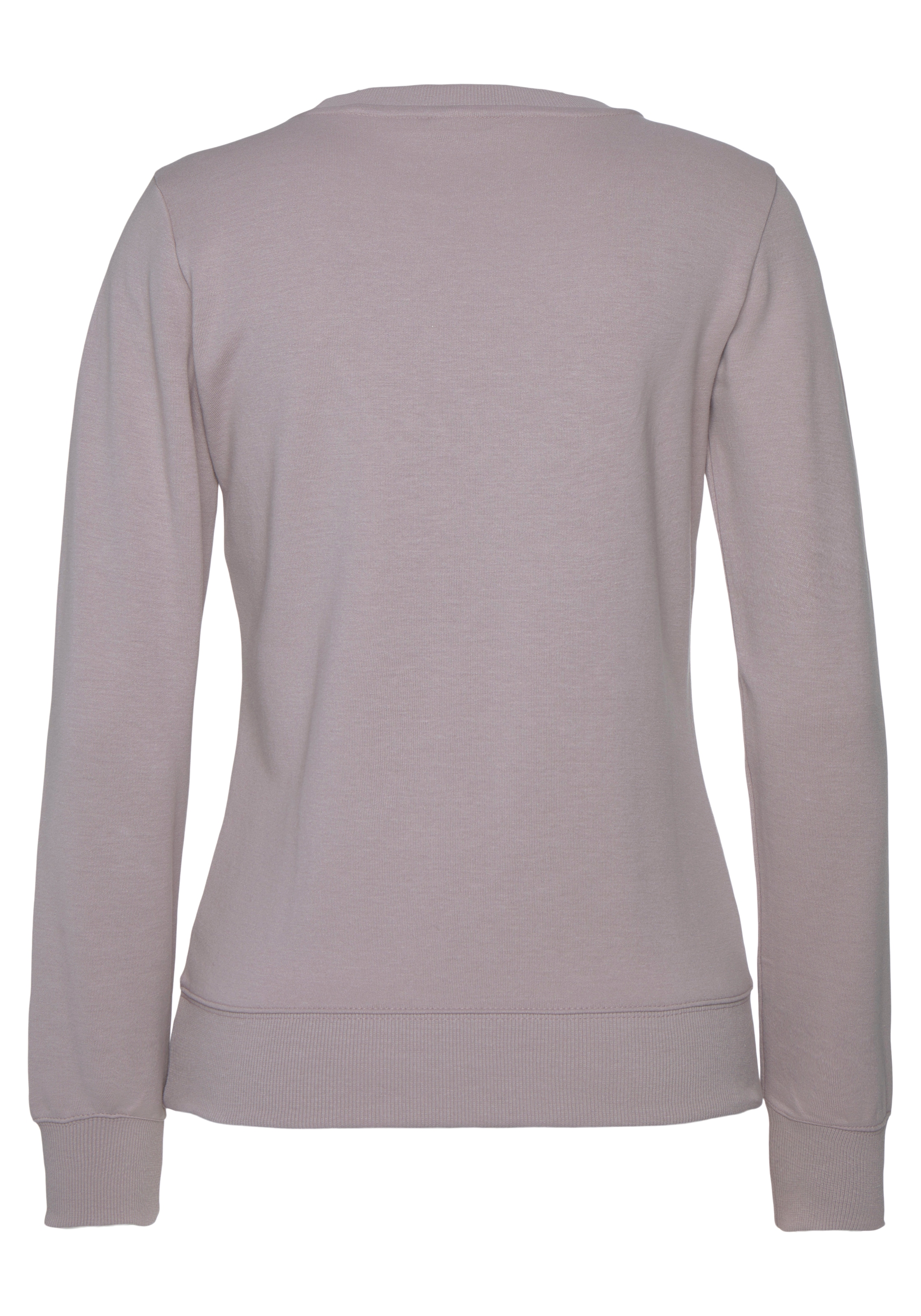 Bench. Loungewear Sweatshirt, mit Logodruck und Stickerei, Loungeanzug