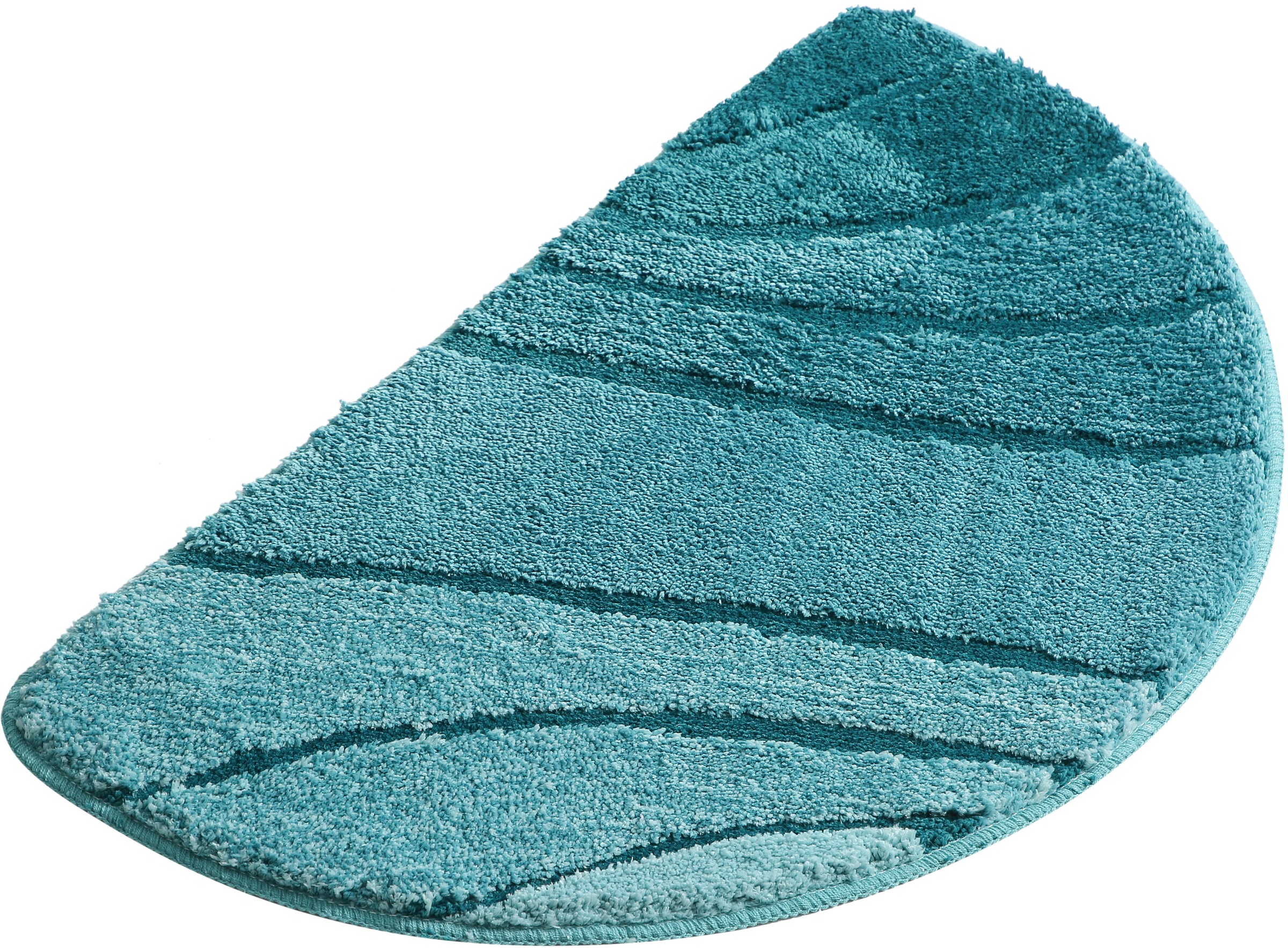 my home Badematte »Josie, Badvorleger, Badezimmer Teppich«, rutschhemmend beschichtet, fussbodenheizungsgeeignet-schnell trocknend-strapazierfähig, Badteppich, Badematten, rechteckig, rund & als 3-tlg. Set erhältlich