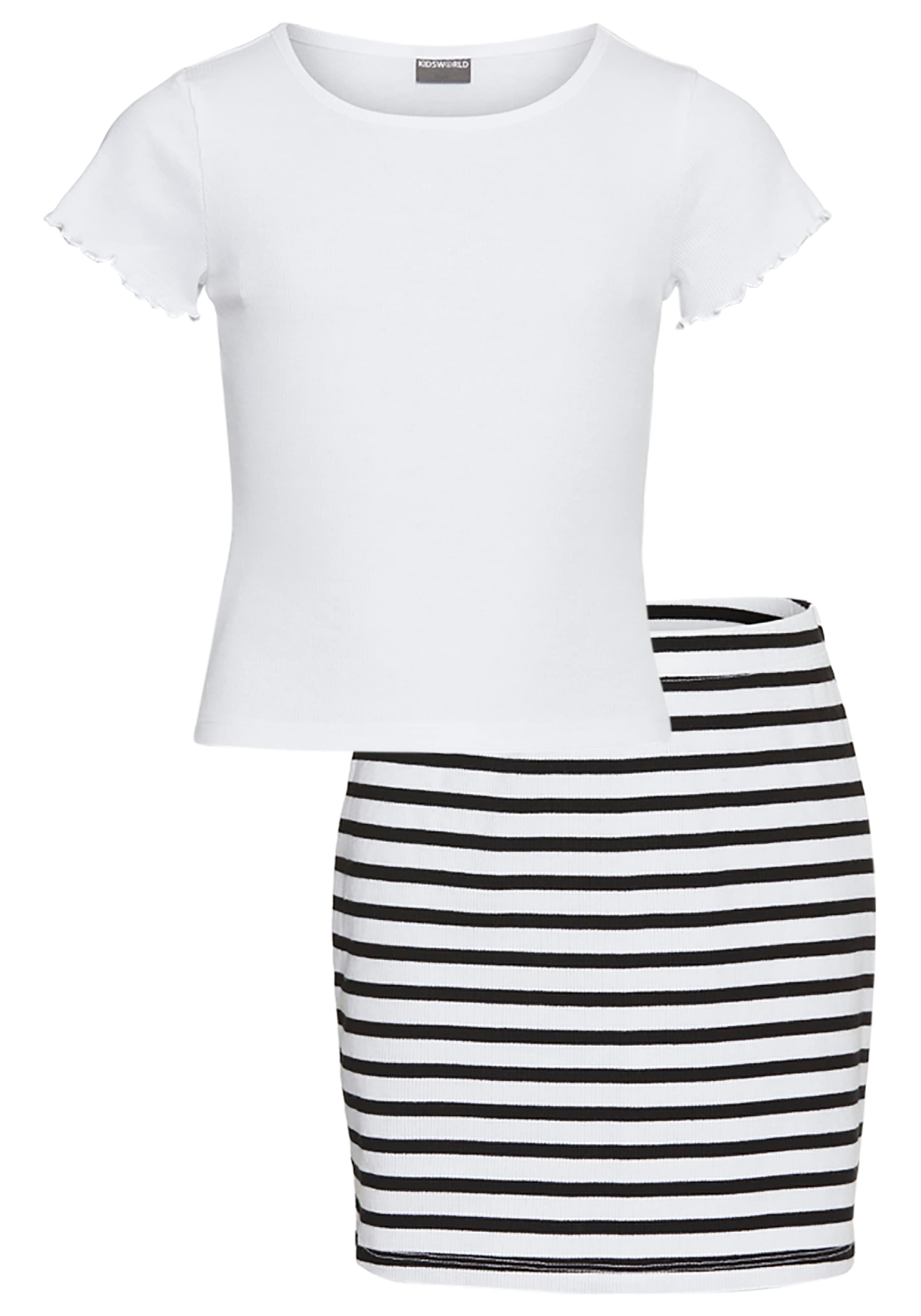 KIDSWORLD Shirt & Rock »Set aus T-Shirt und Rock« Set, 2, 2 Outfit aus T-Shirt und Rock