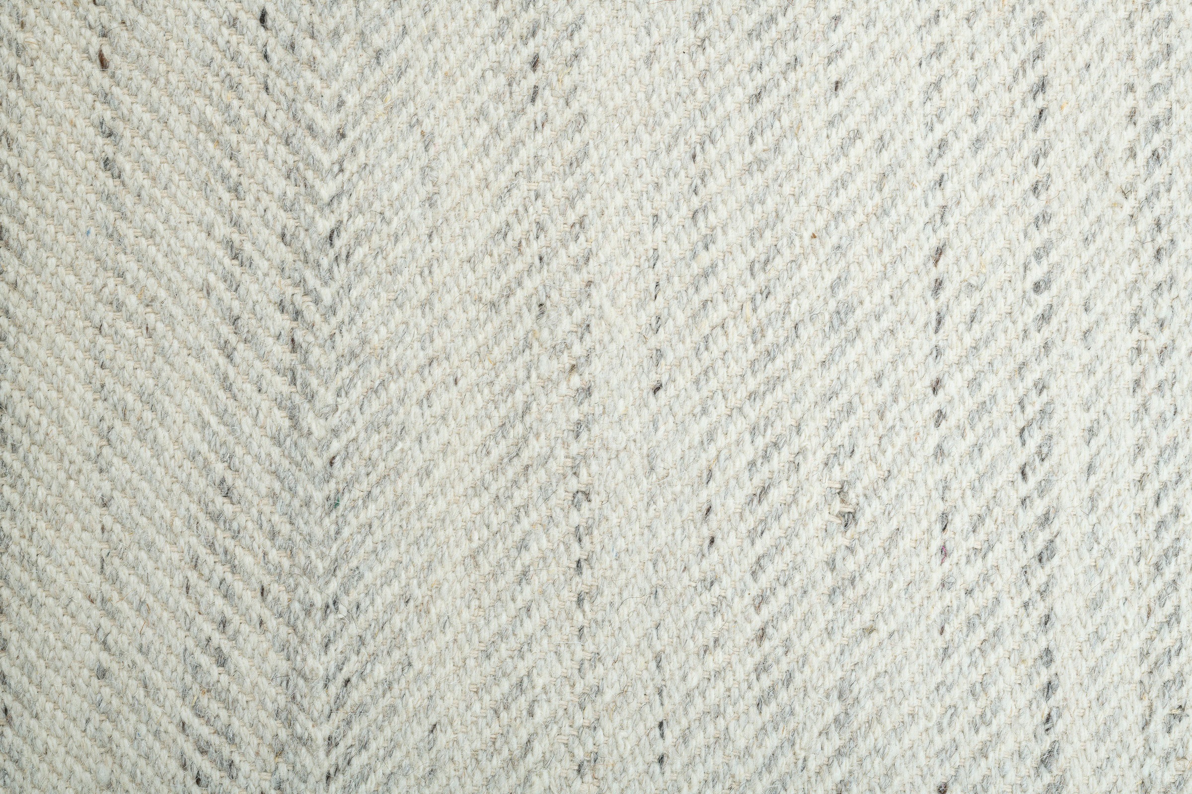 THEKO Tapis en laine »Molde - 14003« Rectangulaire 5 mm Höhe reine Wolle, handgewebt, Scandi, Rauten Muster, mit Fransen
