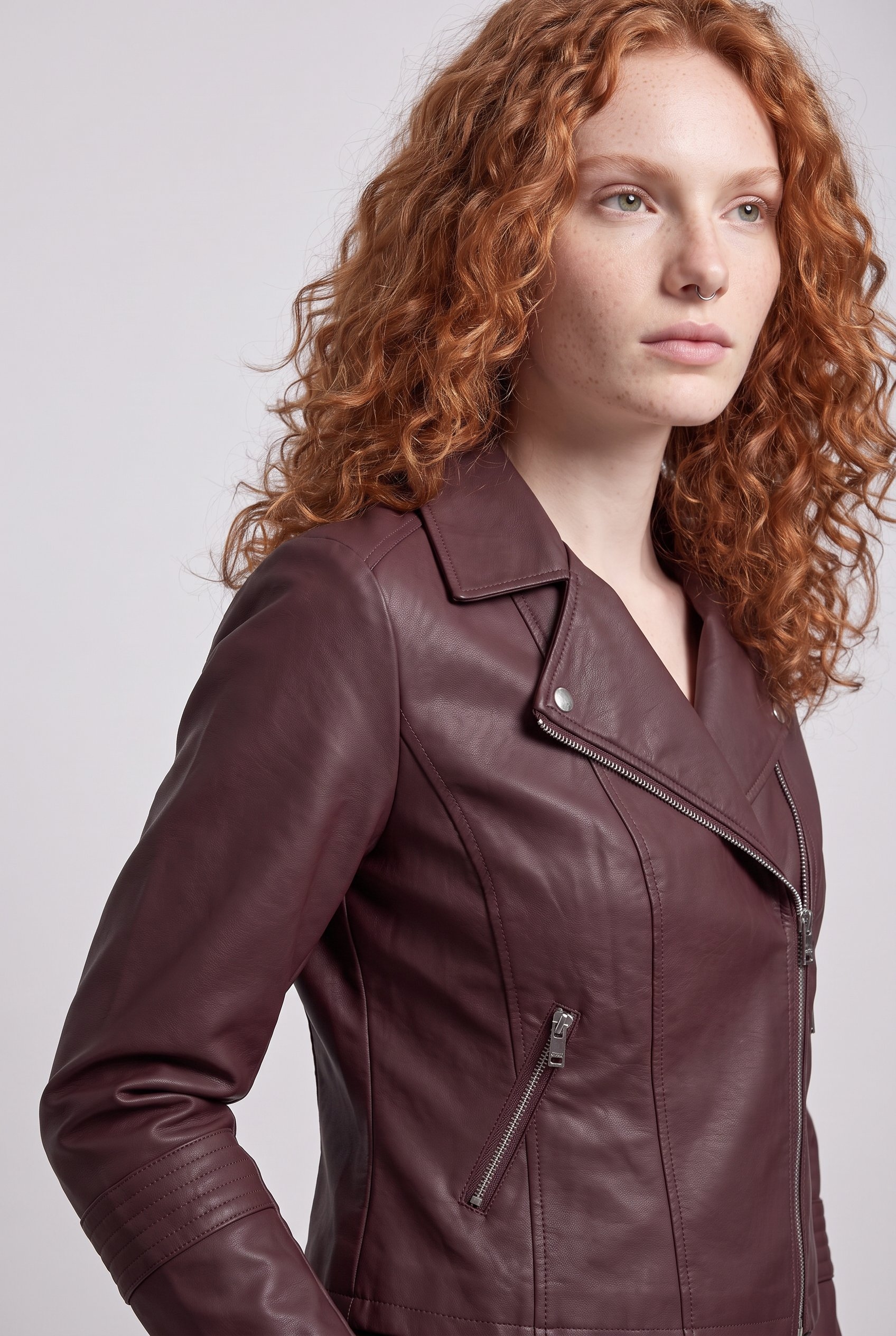 Image of ONLY CARMAKOMA Lederimitatjacke "CAREMMY FAUX LEATHER BIKER NOOS" Lederimitat