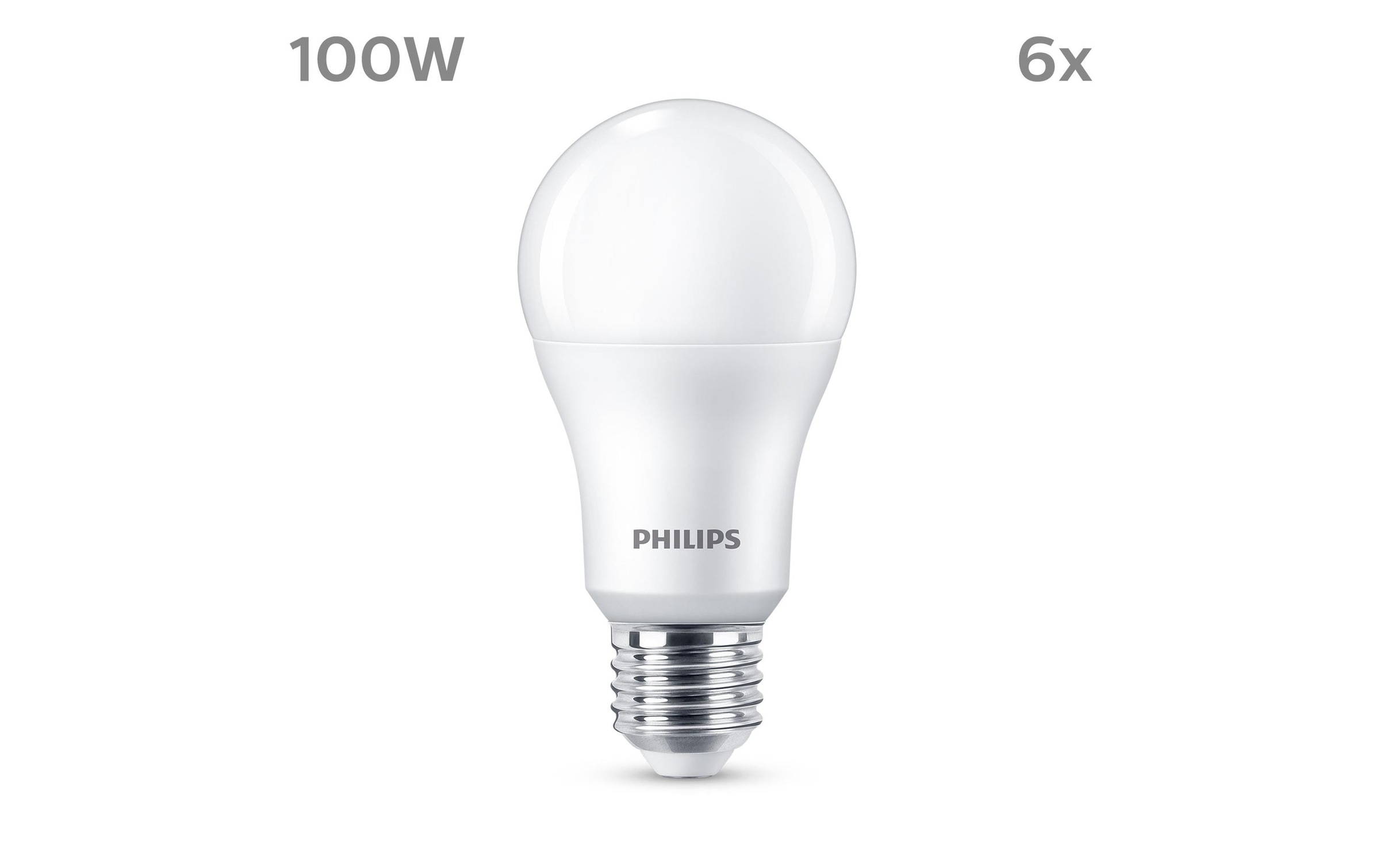 Philips LED Deckenleuchte »LED 100W A67 E27 WW FR ND 6CT/6 EC«, 6 flammig