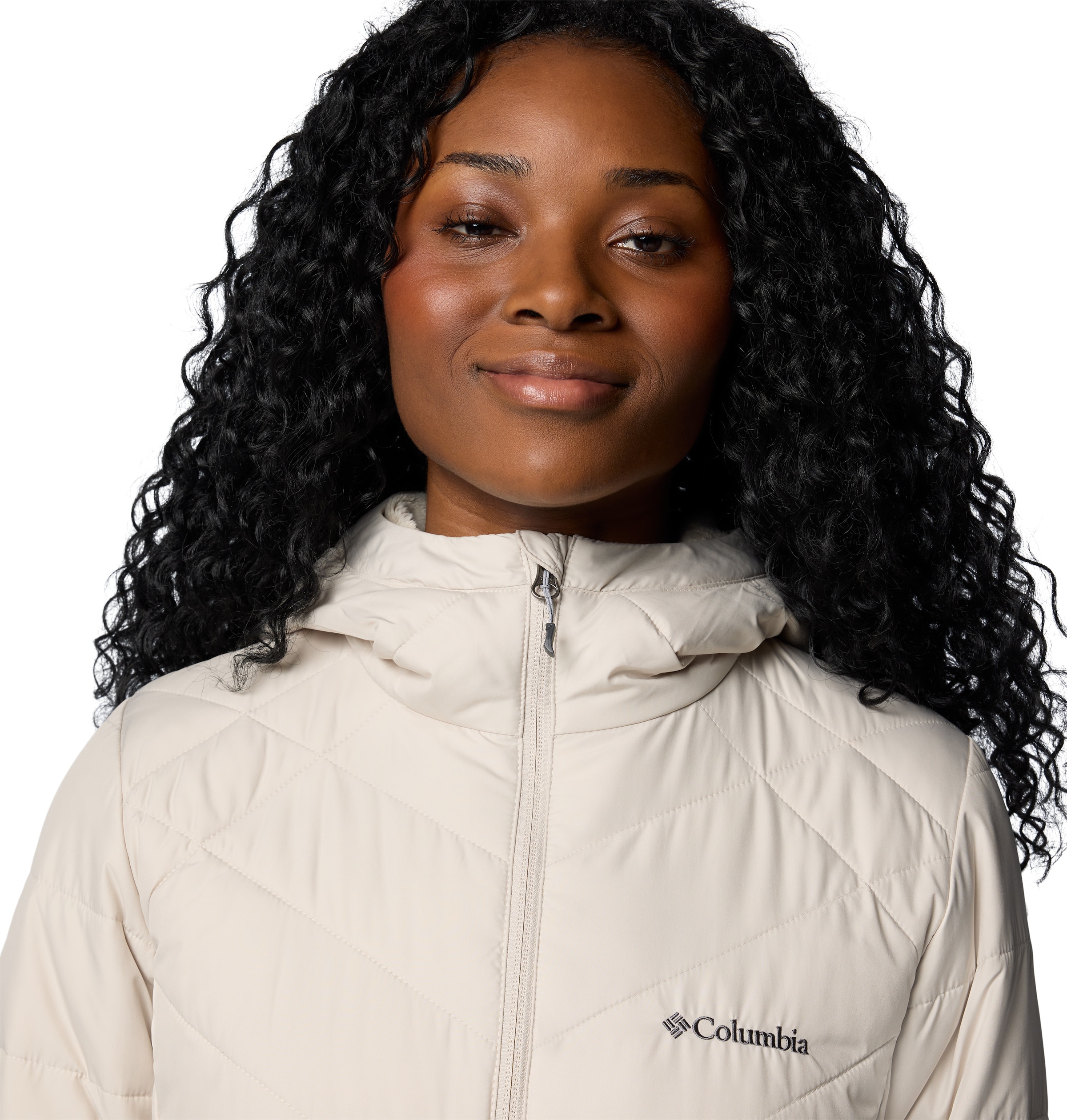Columbia Steppmantel »HEAVENLY LONG HOODED JACKET«, (1 tlg.)