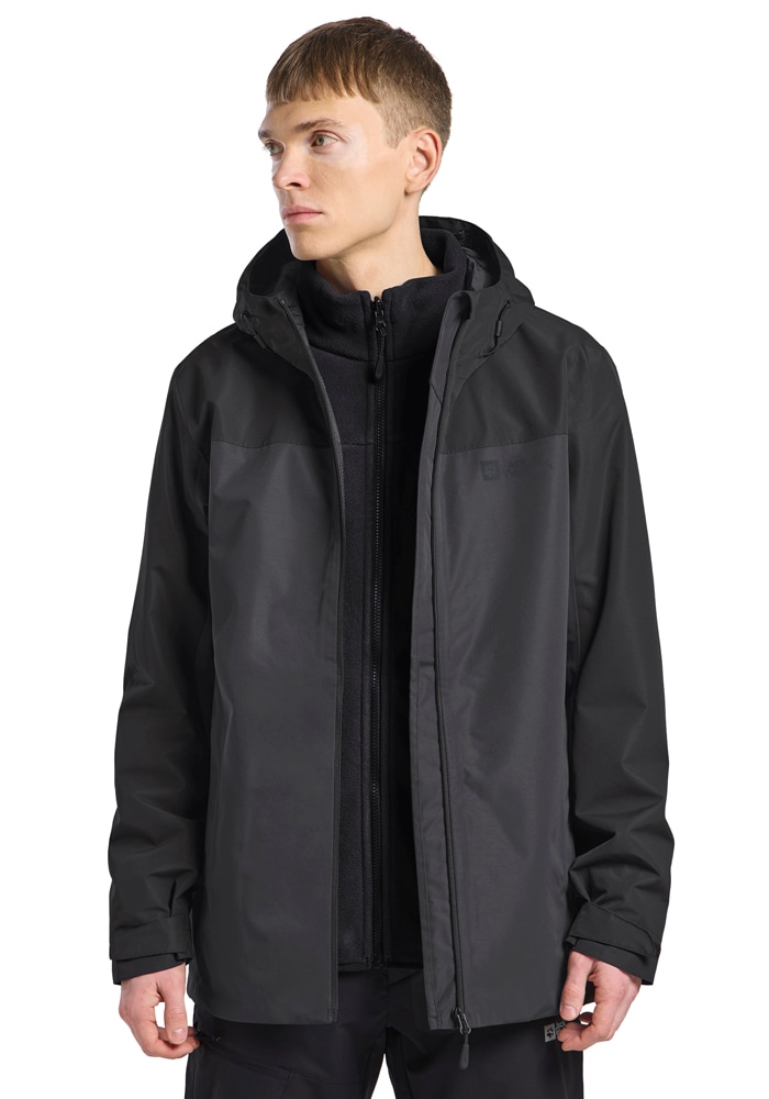 Image of Jack Wolfskin 3-in-1-Funktionsjacke "TAUBENBERG 3IN1 JKT M" mit Kapuze