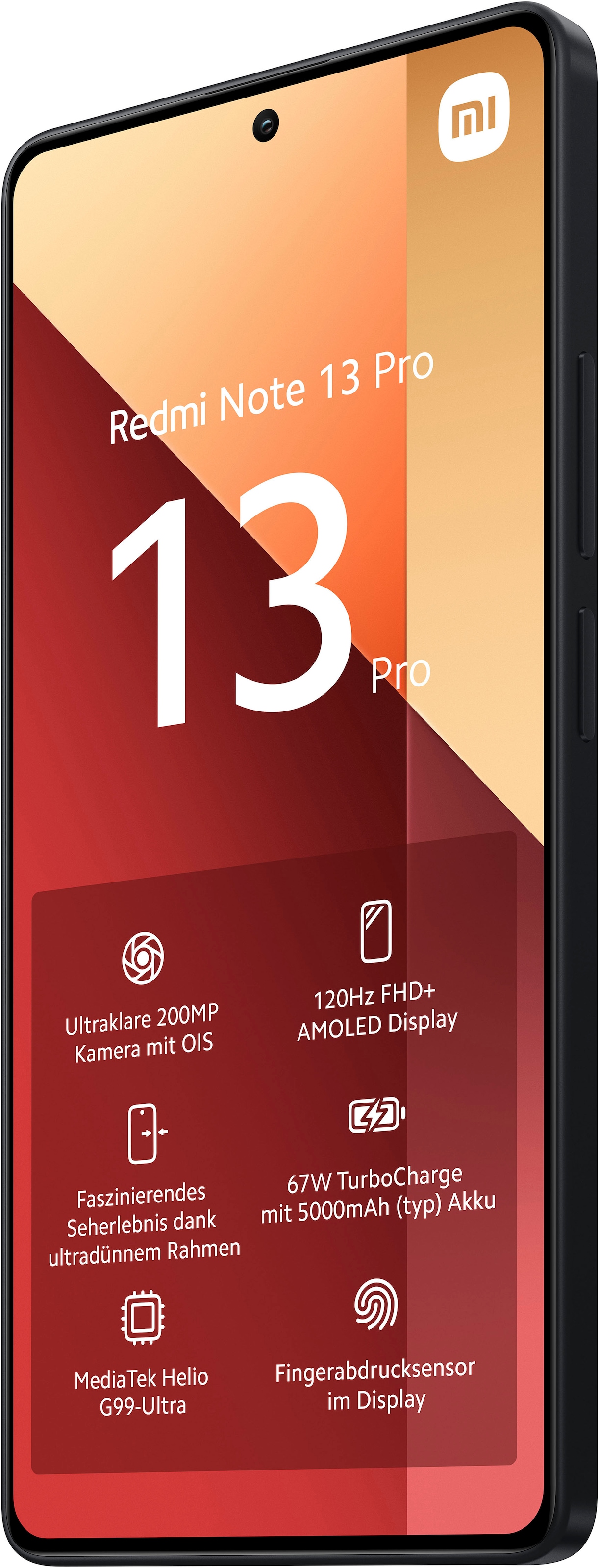 Xiaomi Smartphone »Redmi Note 13 Pro 8+256GB«, Midnight Black