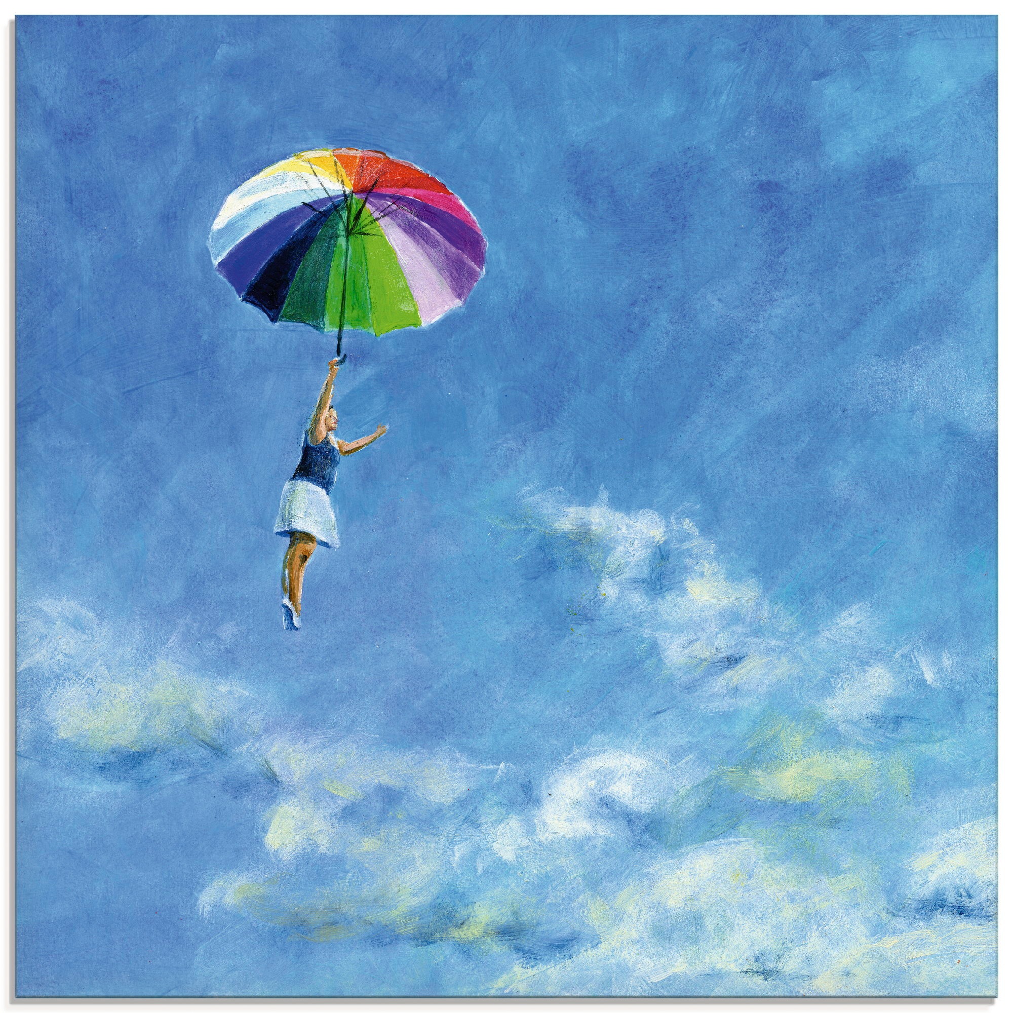 Image of Artland Glasbild »Das Leben leben«, Frau, (1 St.) bei Ackermann Versand Schweiz