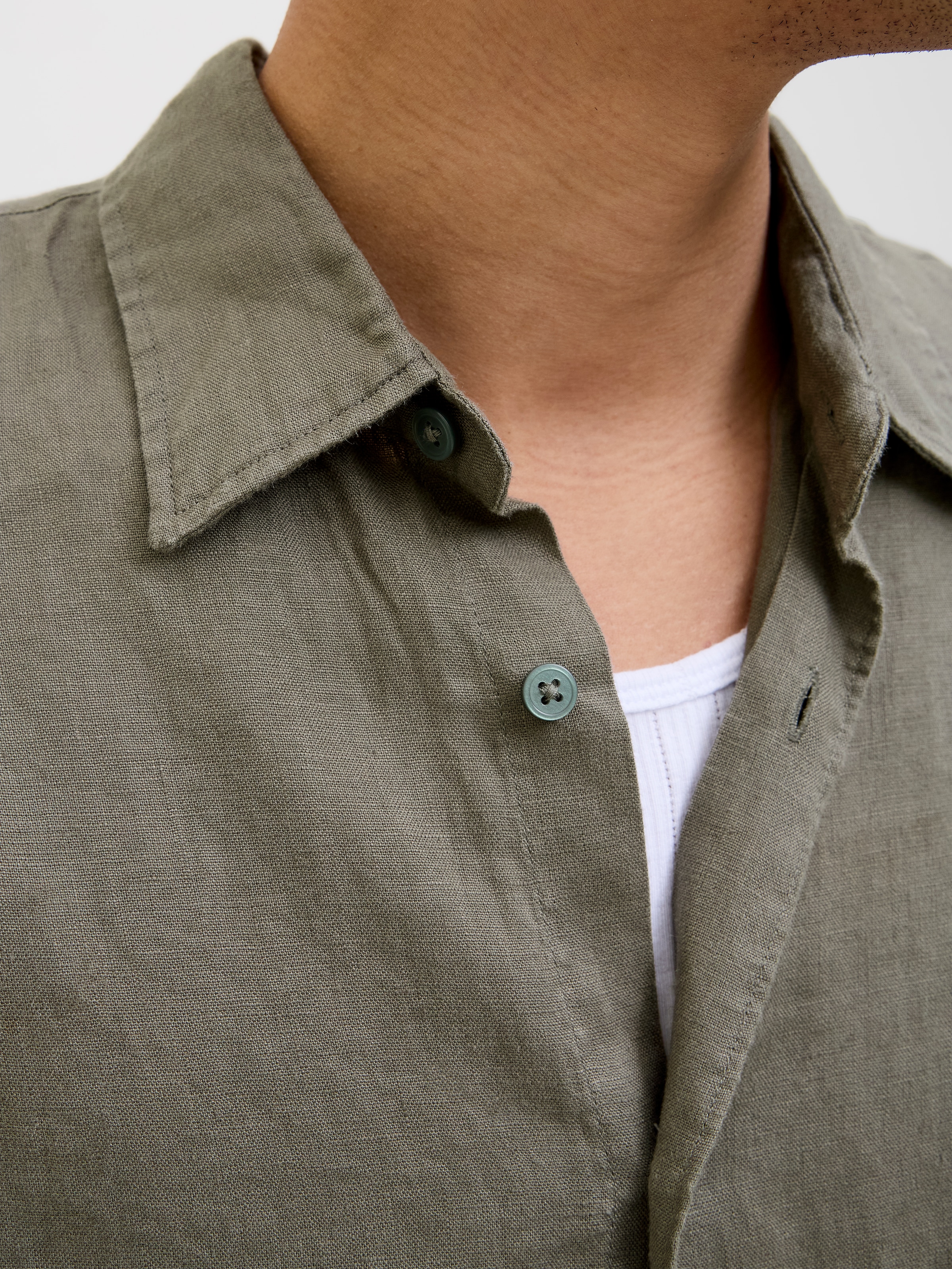 Jack & Jones Langarmhemd »JPRCCLAWRENCE LINEN L/S SHIRT SN«