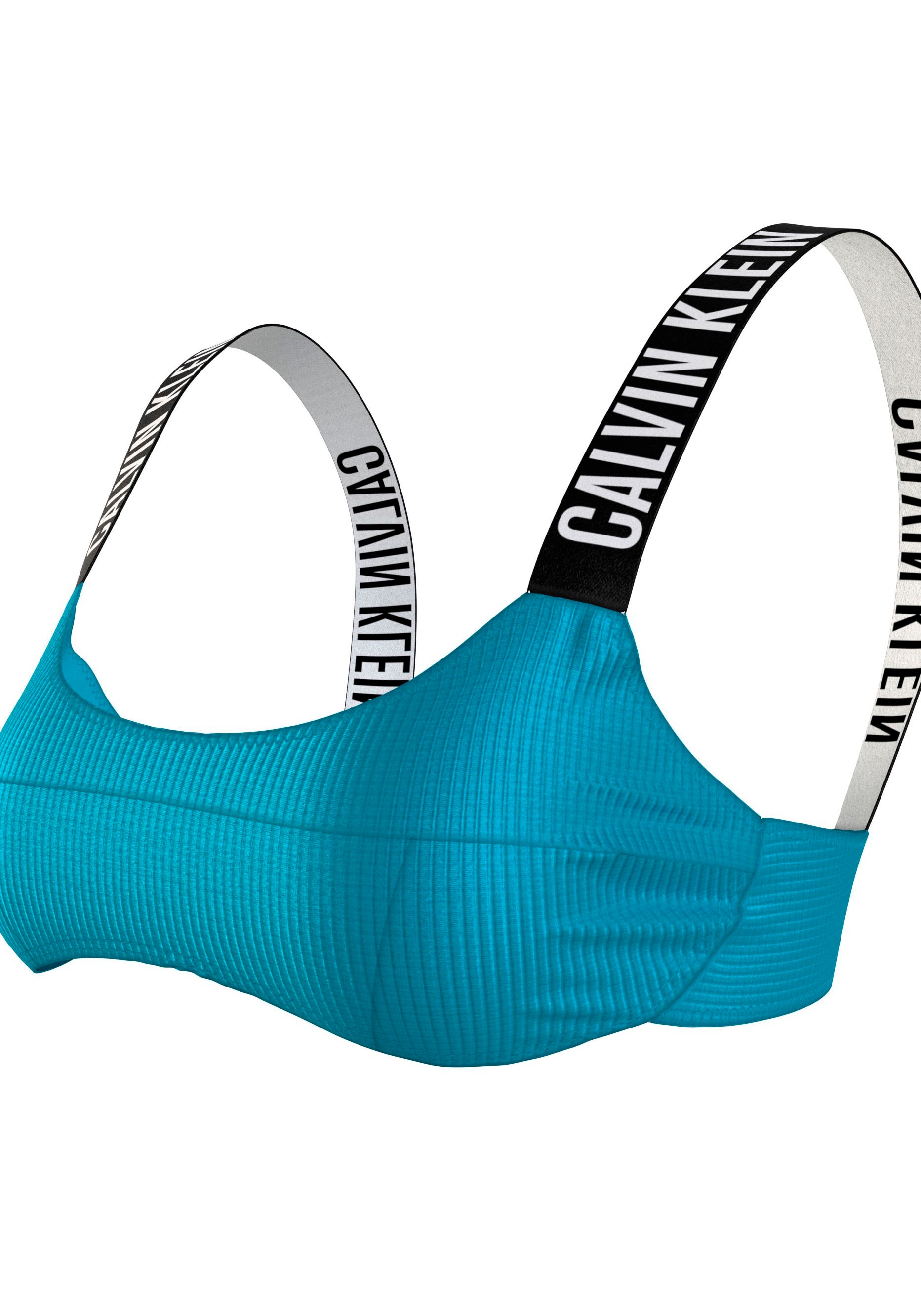 Calvin Klein Swimwear Bandeau-Bikini-Top »BRALETTE-UW«, mit breiten Trägern