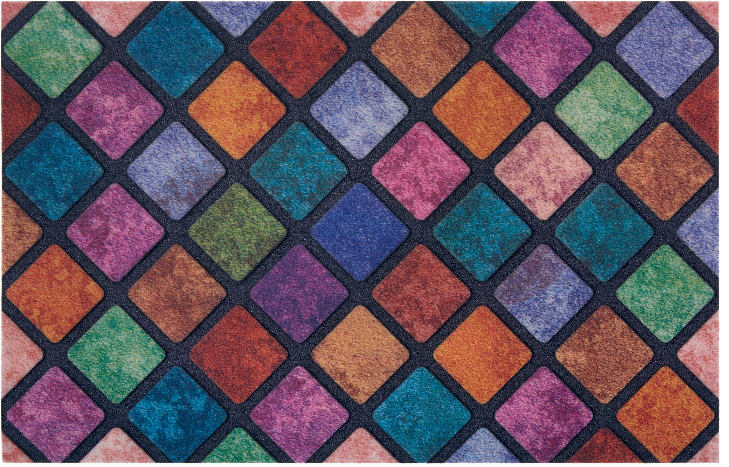 Image of my home Fussmatte »Caro«, rechteckig, 6 mm Höhe, In und Outdoor geeignet, Farbenfroh, Robust, Pflegeleicht, Rutschfest, Eingang bei Ackermann Versand Schweiz