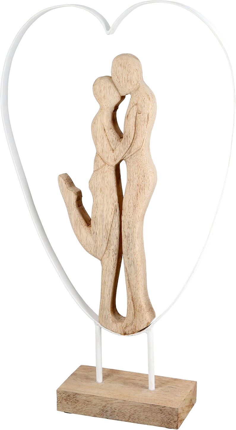 Image of GILDE Skulptur "Skulptur Herz Frisch verliebt"