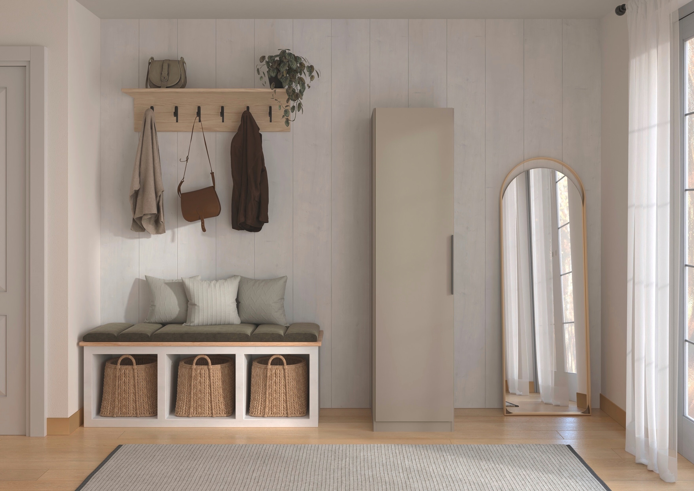 rauch »Schrank Möbel Schlafzimmer Garderobe Kinderzimmer WELTNEUHEIT TYNDA« PATENTIERTES SCHNELLMONTAGESYSTEM, Soft-Close-Funktion MADE IN GERMANY