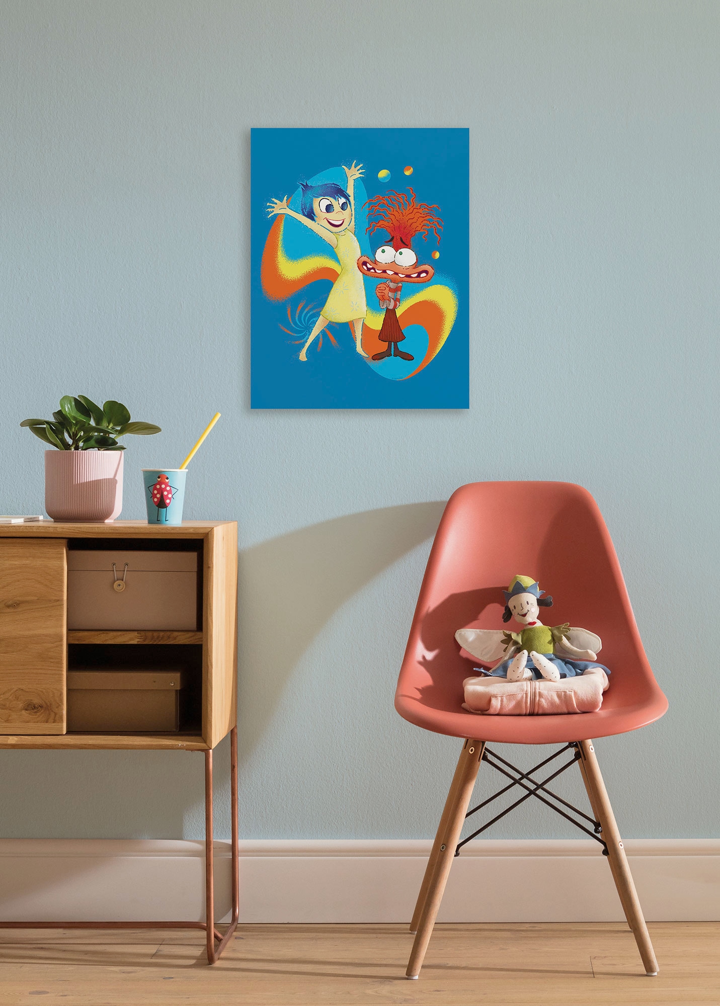 Image of Komar Leinwandbild "Disney and Pixar Inside Out Think Positive" Disney 1 Stk. tlg. 30 x 40 cm (Breite x Höhe) - Kinderzimmer, Dekoration