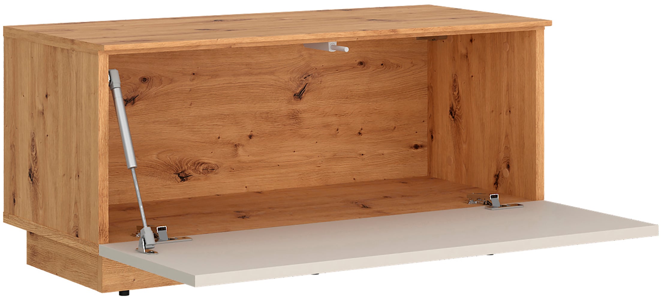 GOODproduct Lowboard »kompakt, mit überraschend viel Stauraum, 1 Klappe« hängend oder stehend, grifflos, modern, Breite 80cm