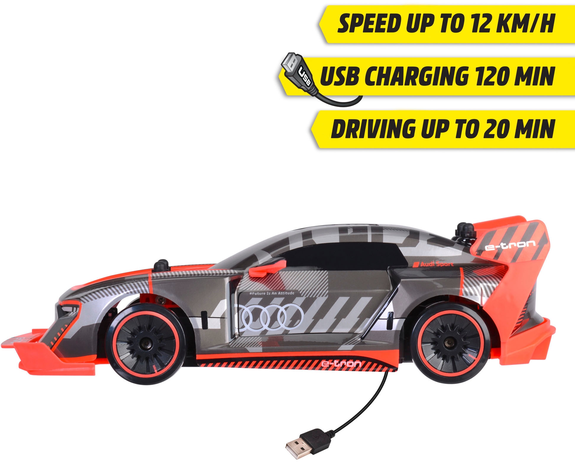 Dickie Toys Voiture RC »Audi S1 E-Tron Quattro Drift Car«