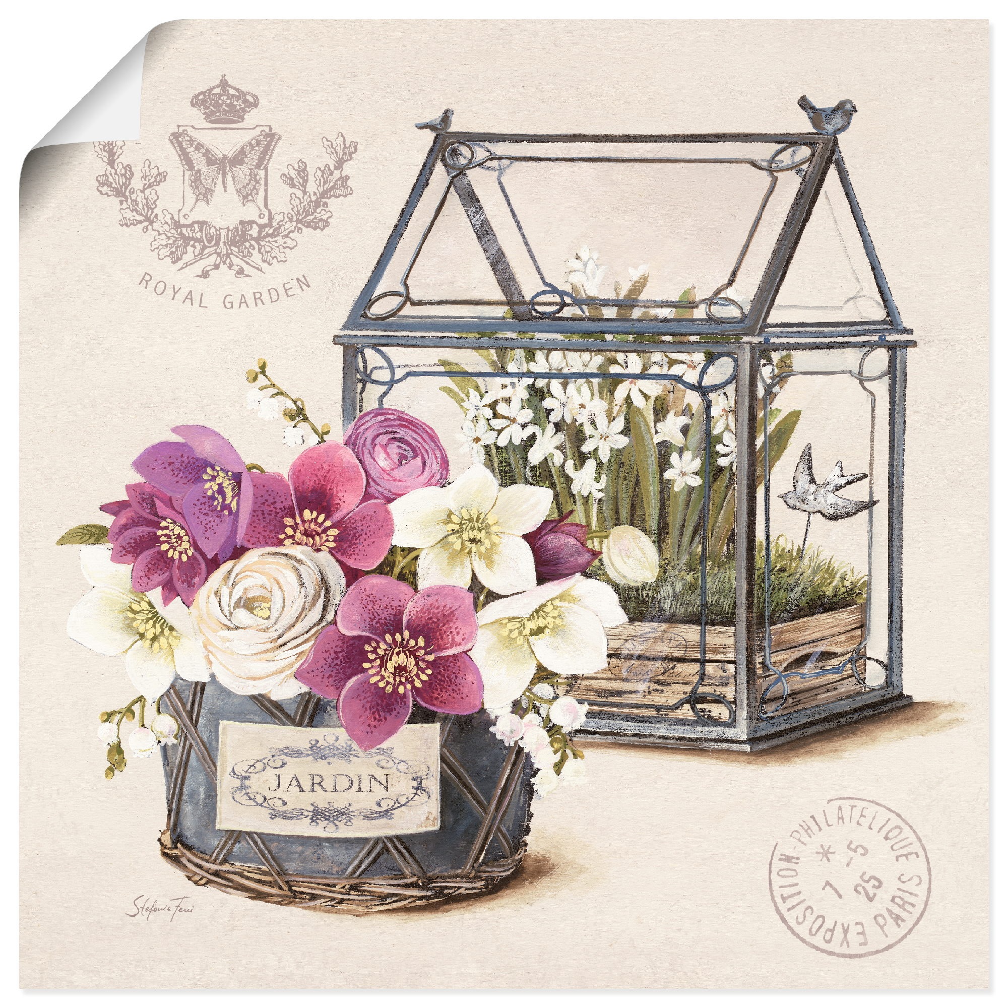 Image of Artland Wandbild »Blumenstrauss II«, Arrangements, (1 St.), in vielen Grössen & Produktarten -Leinwandbild, Poster, Wandaufkleber / Wandtattoo auch für Badezimmer geeignet bei Ackermann Versand Schweiz