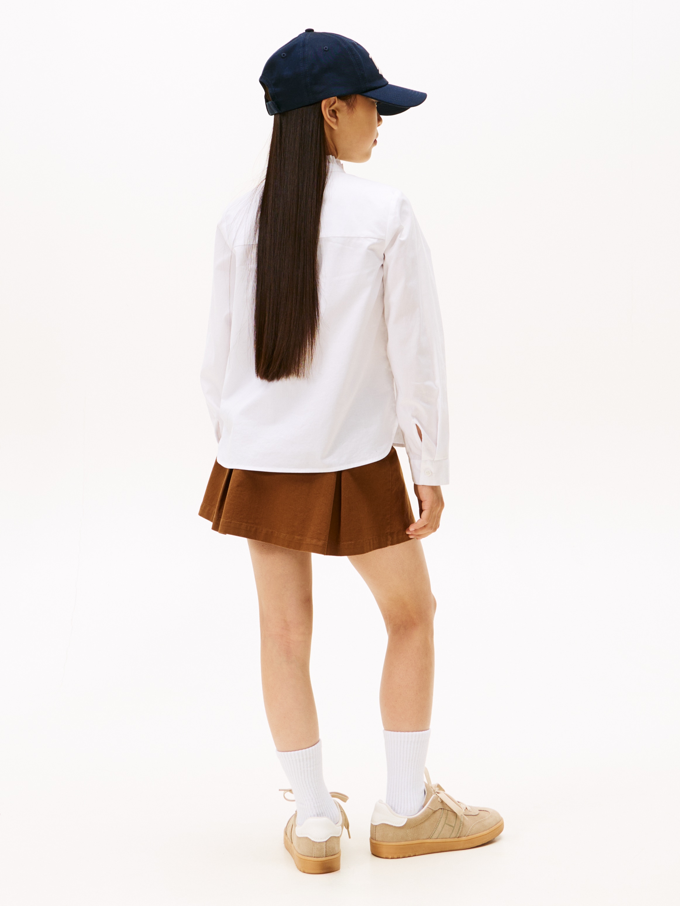 Tommy Hilfiger Langarmbluse »RUFFLE COLLAR BLOUSE LS«, Kinder bis 16 Jahre