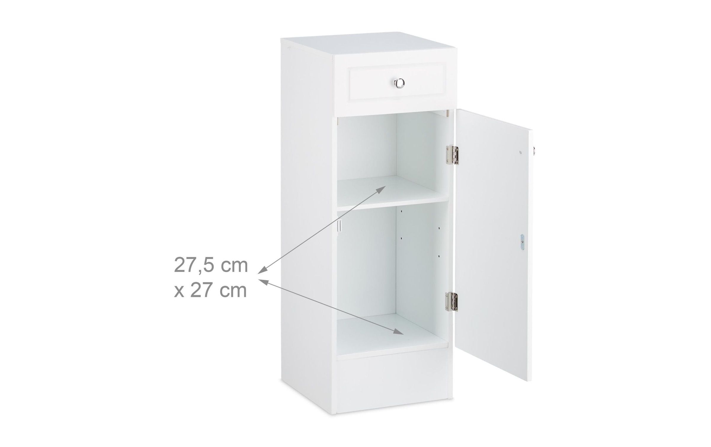 relaxdays Badregal »80 x 45076 x 45076 cm, Weiss«