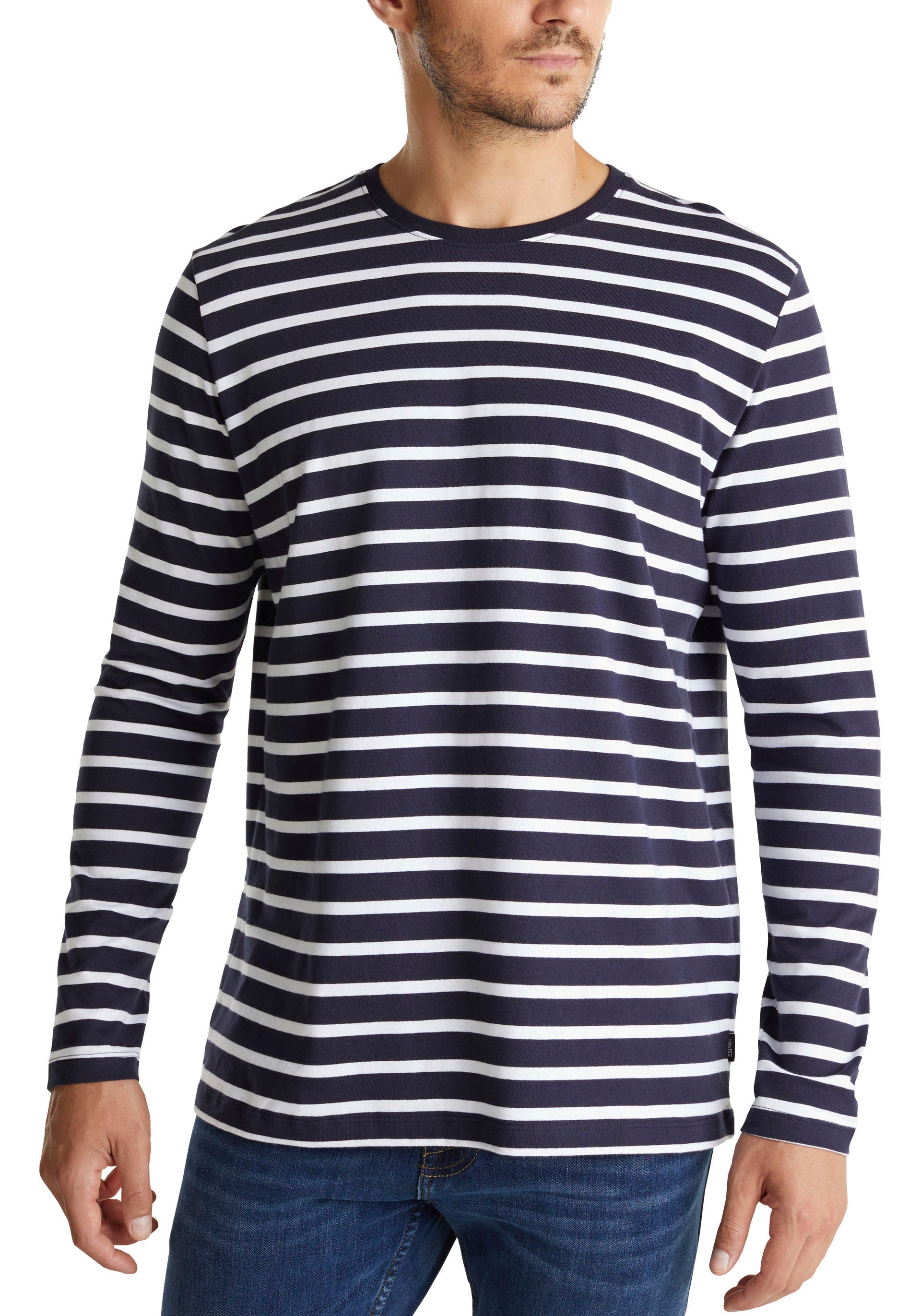Image of Esprit Langarmshirt, gestreift bei Ackermann Versand Schweiz