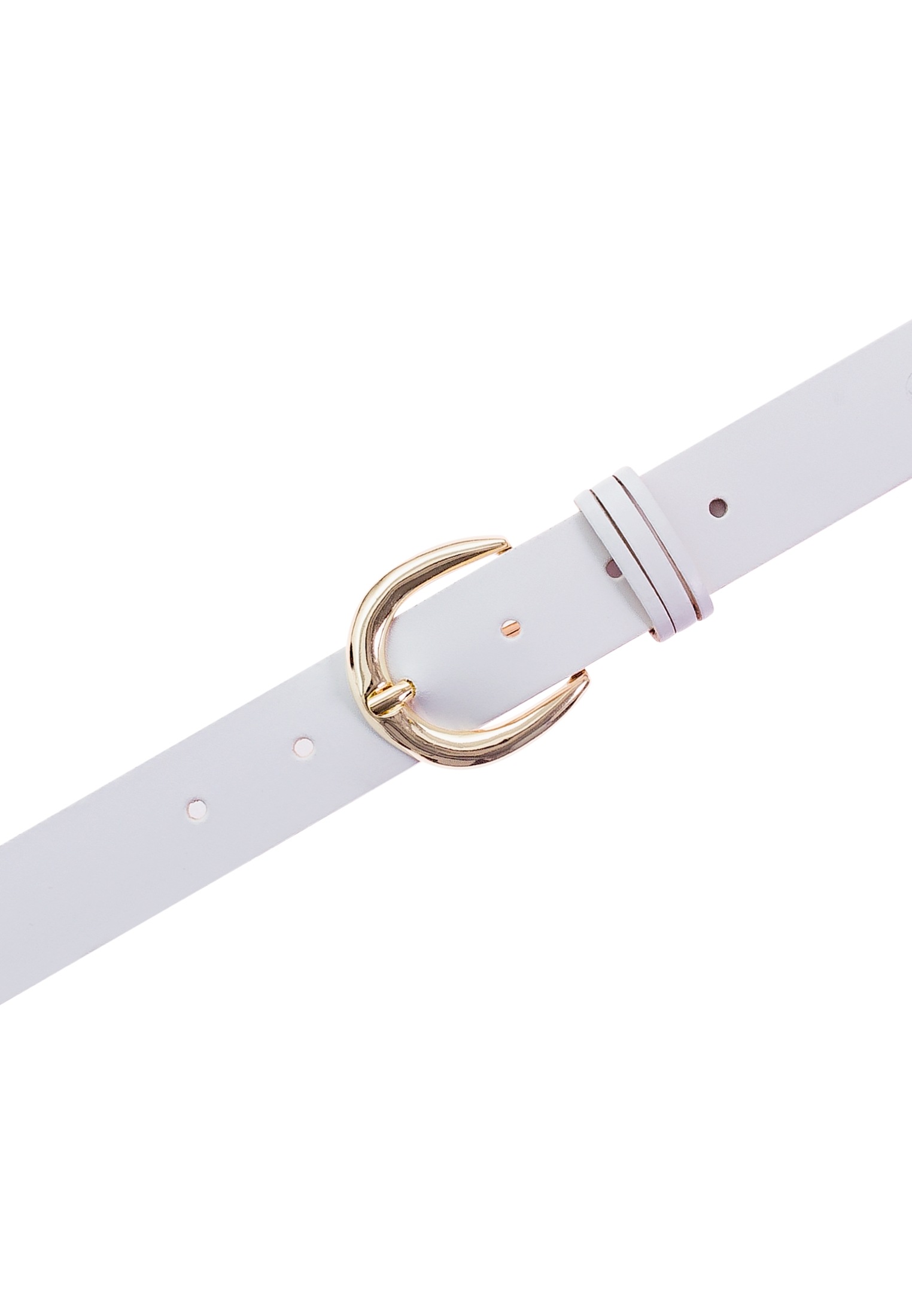 Tamaris Ceinture en cuir »"Clara Gold"« 3cm breit, schlichte Dornschnalle in Gold, dezentes Markenlogo