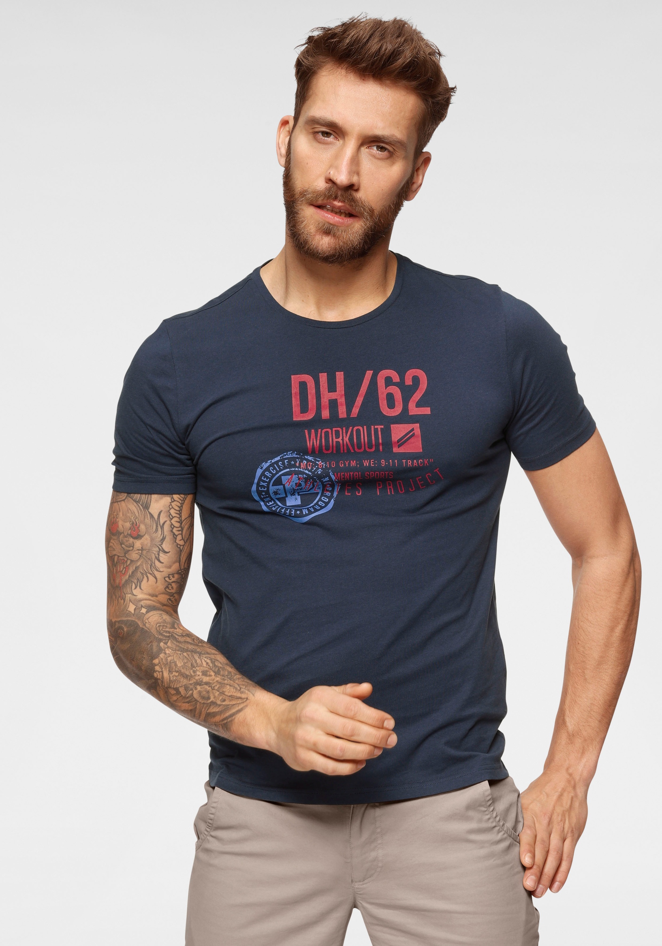 Image of Daniel Hechter T-Shirt »DH/62 WORKOUT« bei Ackermann Versand Schweiz