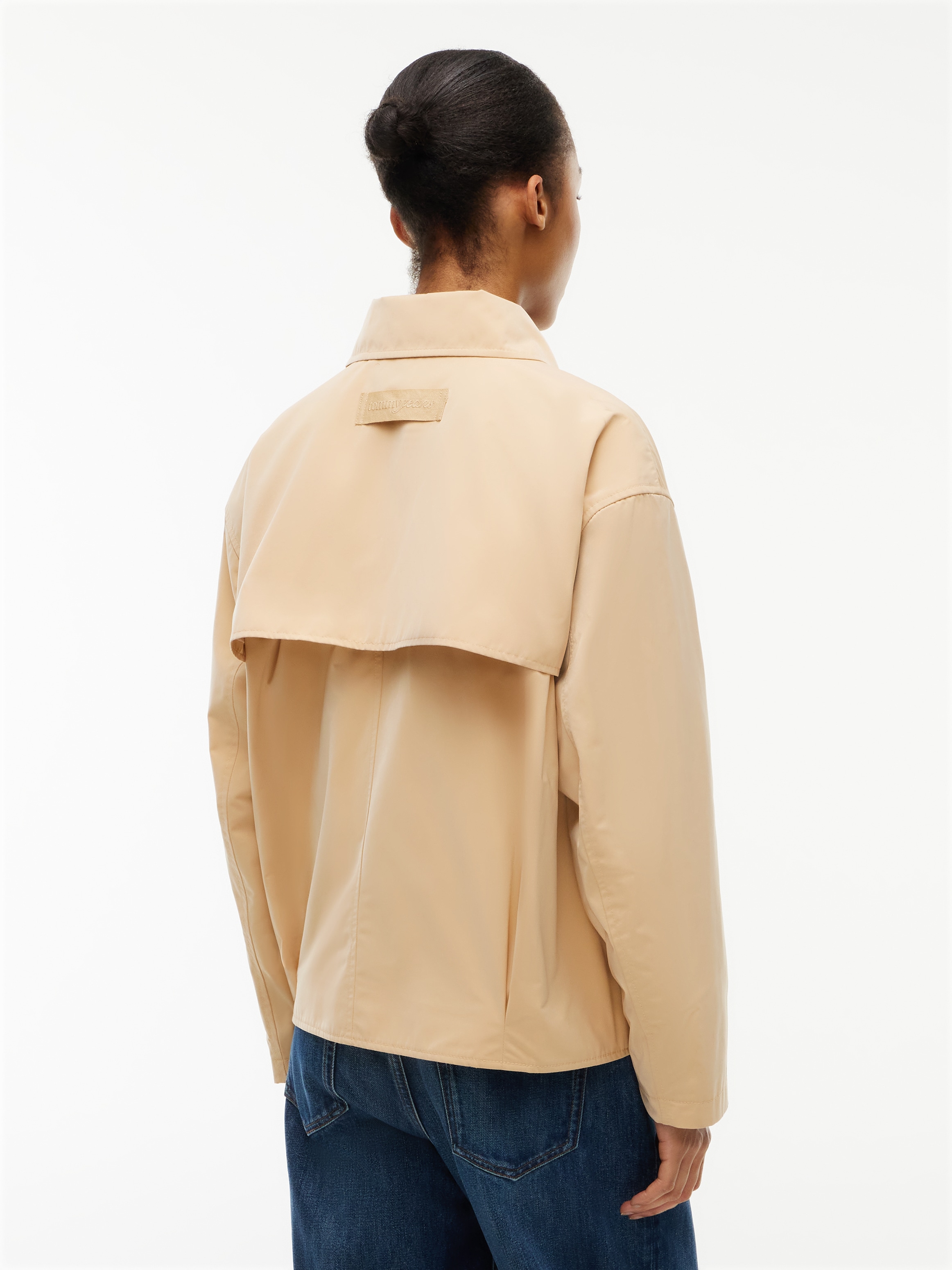 Tommy Jeans Veste courte »TJW SHORT TRENCH JACKET« mélange de matériaux