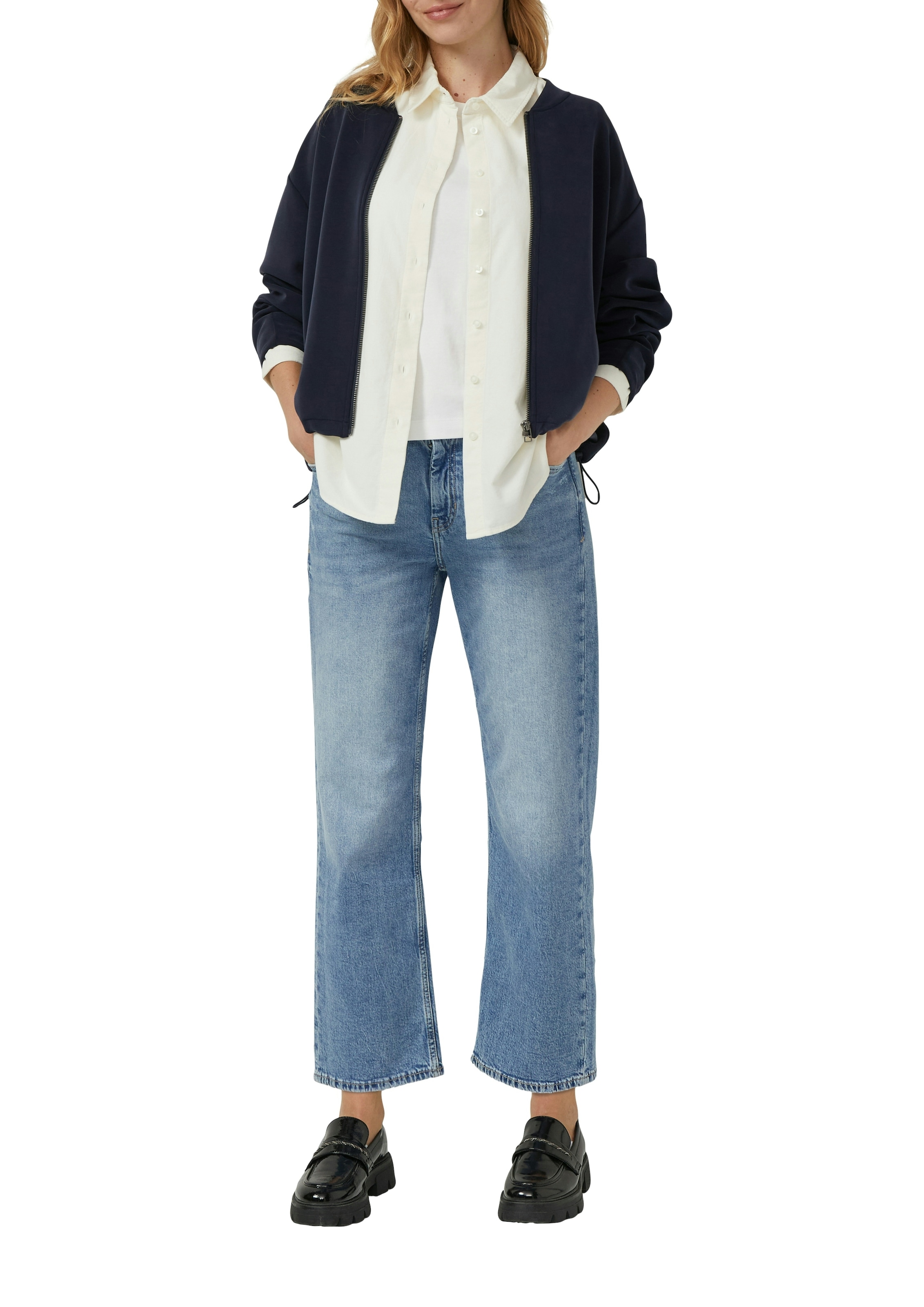 s.Oliver Hemdbluse aus Feincord, Relaxed Fit