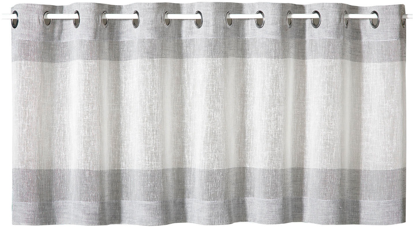 Image of Gerster Scheibengardine "Sander" Ösen 1 Stk. tlg. HxB: 50x140, mit modernem Streifen Design