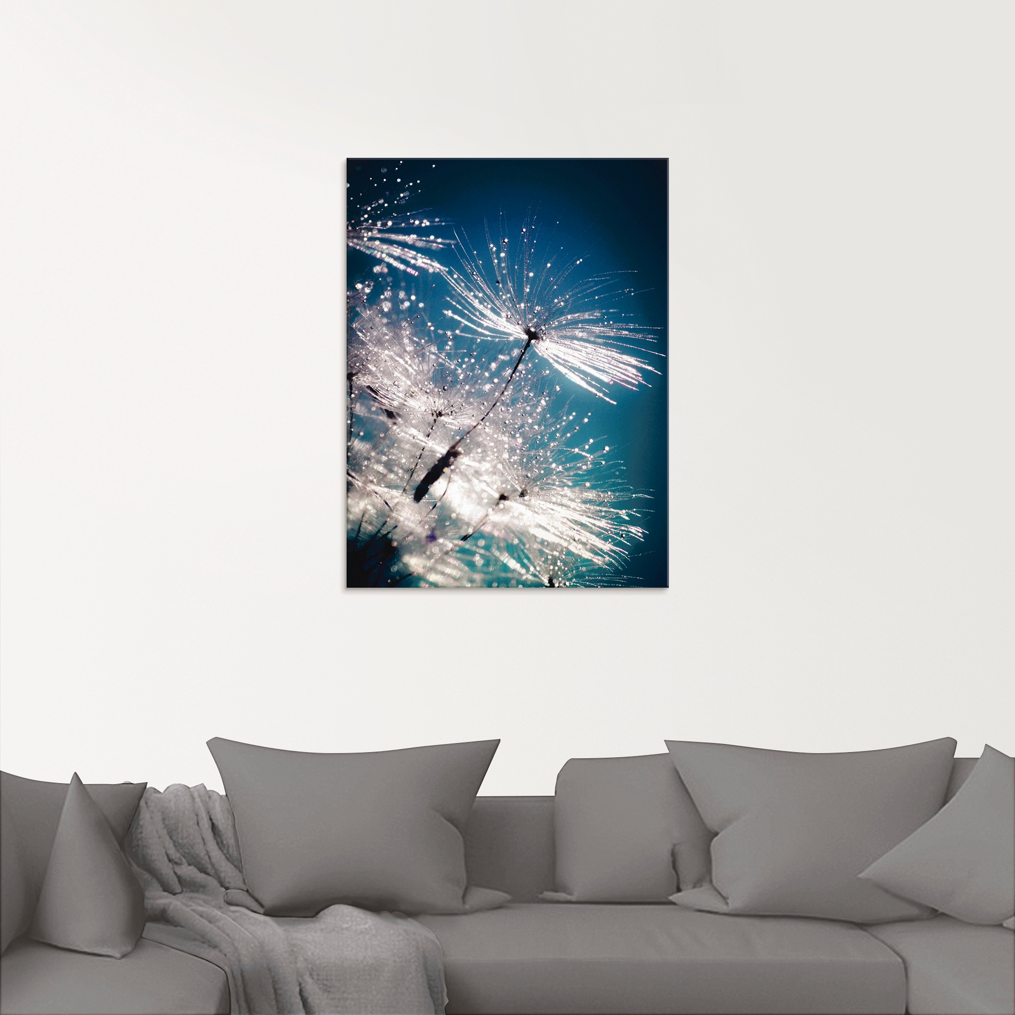 Artland Tableau en verre »Pusteblume Kristallschirmchen« 1 cuis tlg. in verschiedenen Grössen