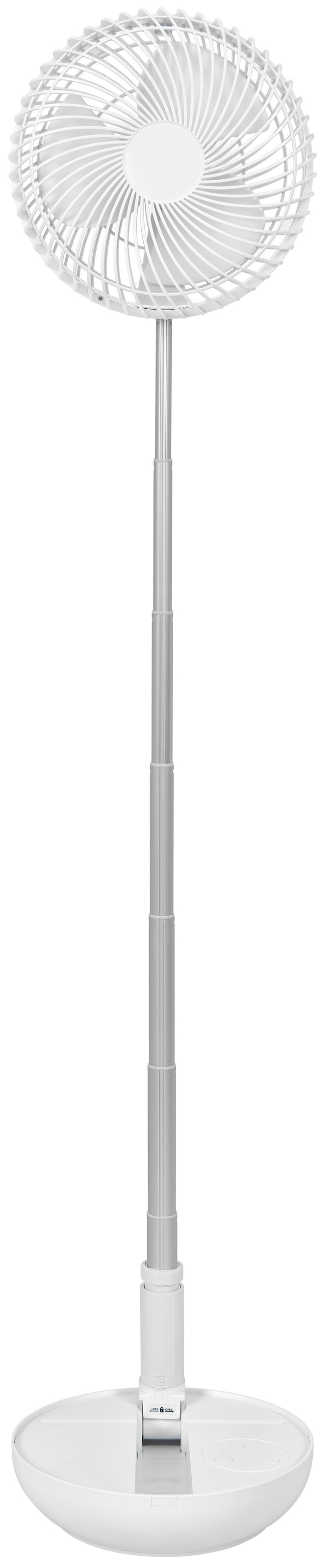 Gutfels Tischventilator »»VENTI 3030 R«« 17 cm Durchmesser klappbar mit 4 Stufen, 20 Std. Akkulaufzeit, mit Powerback Funktion