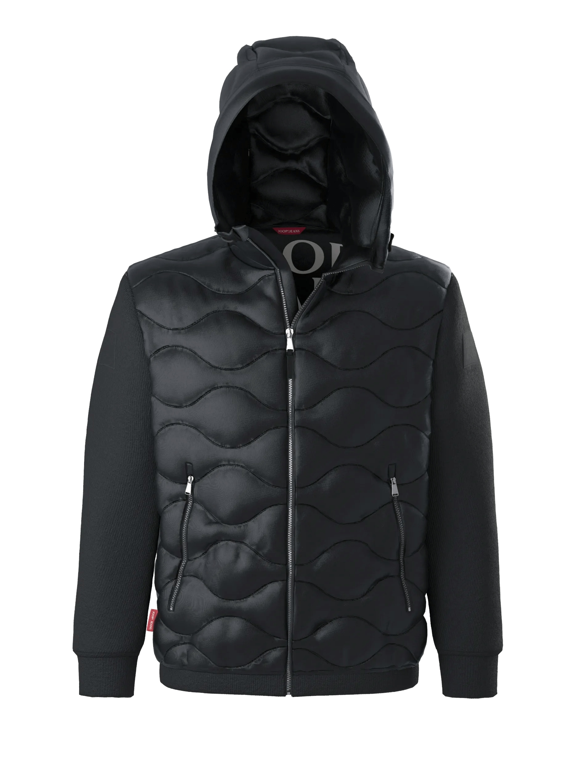 Joop Jeans Veste matelassée »Tobie« mit Kapuze mit Wellensteppung