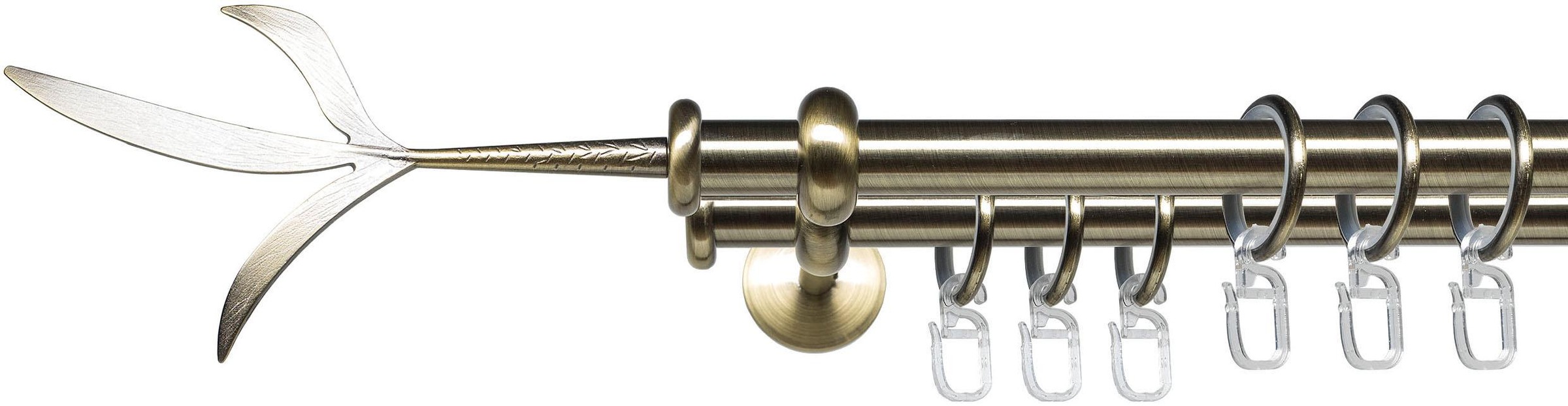 Image of Liedeco Gardinenstange »Esp Zweig«, 2 läufig-läufig, Fixmass, 2-läufig im Fixmass Ø 16 mm bei Ackermann Versand Schweiz