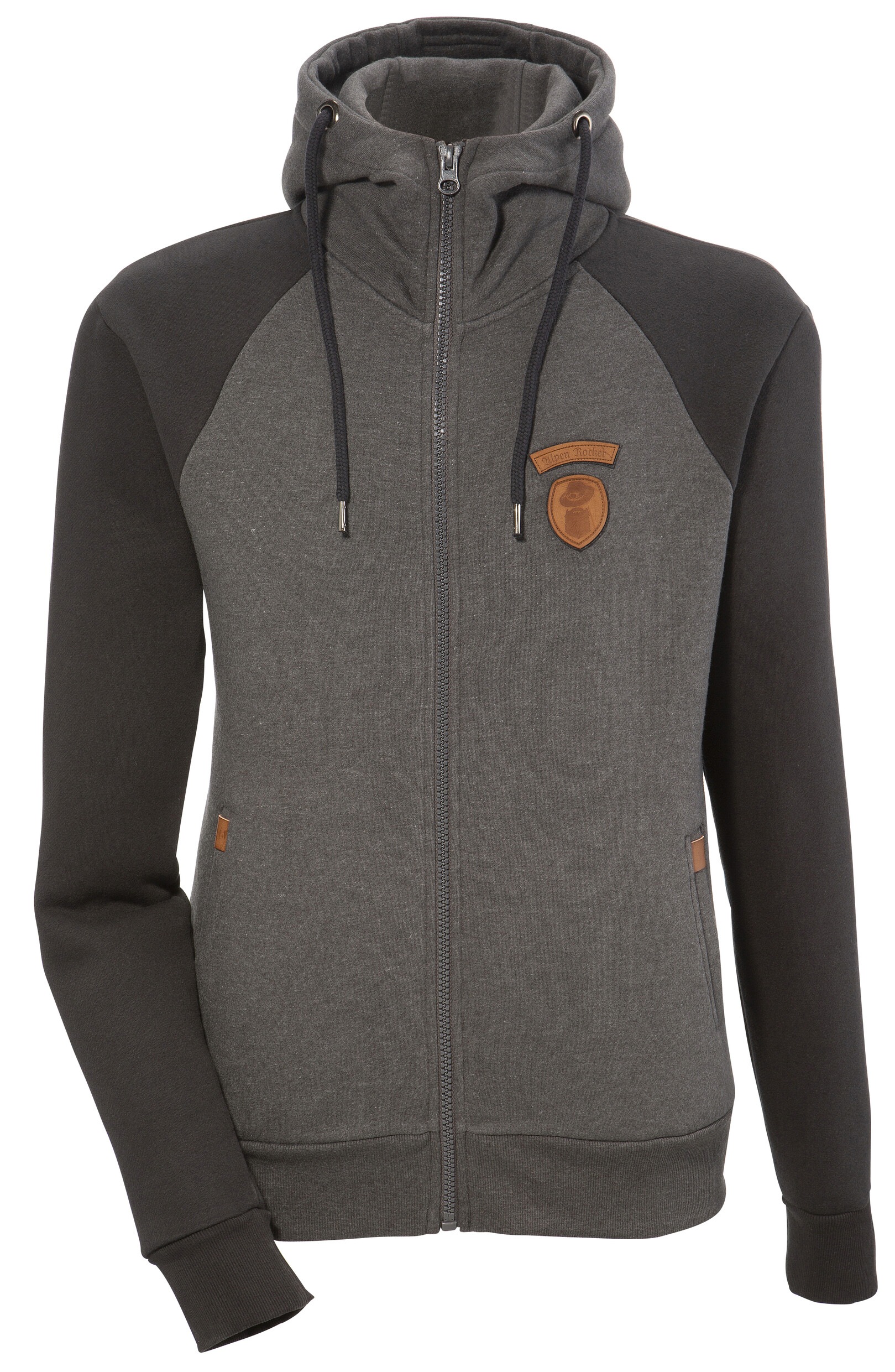 Image of Hangowear Sweatjacke, mit Lederpatch bei Ackermann Versand Schweiz