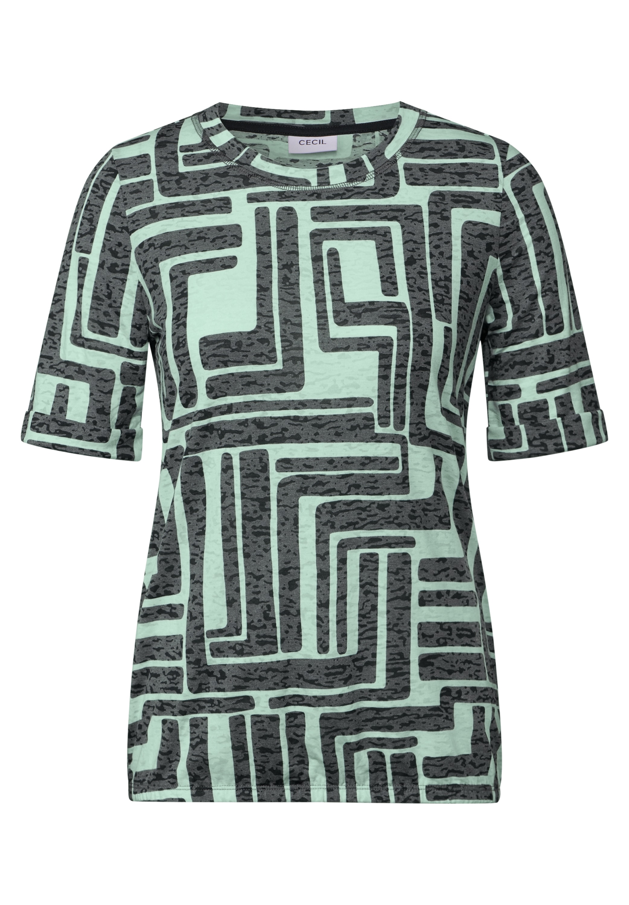 Cecil in Ausbrenner-Optik, gemustert