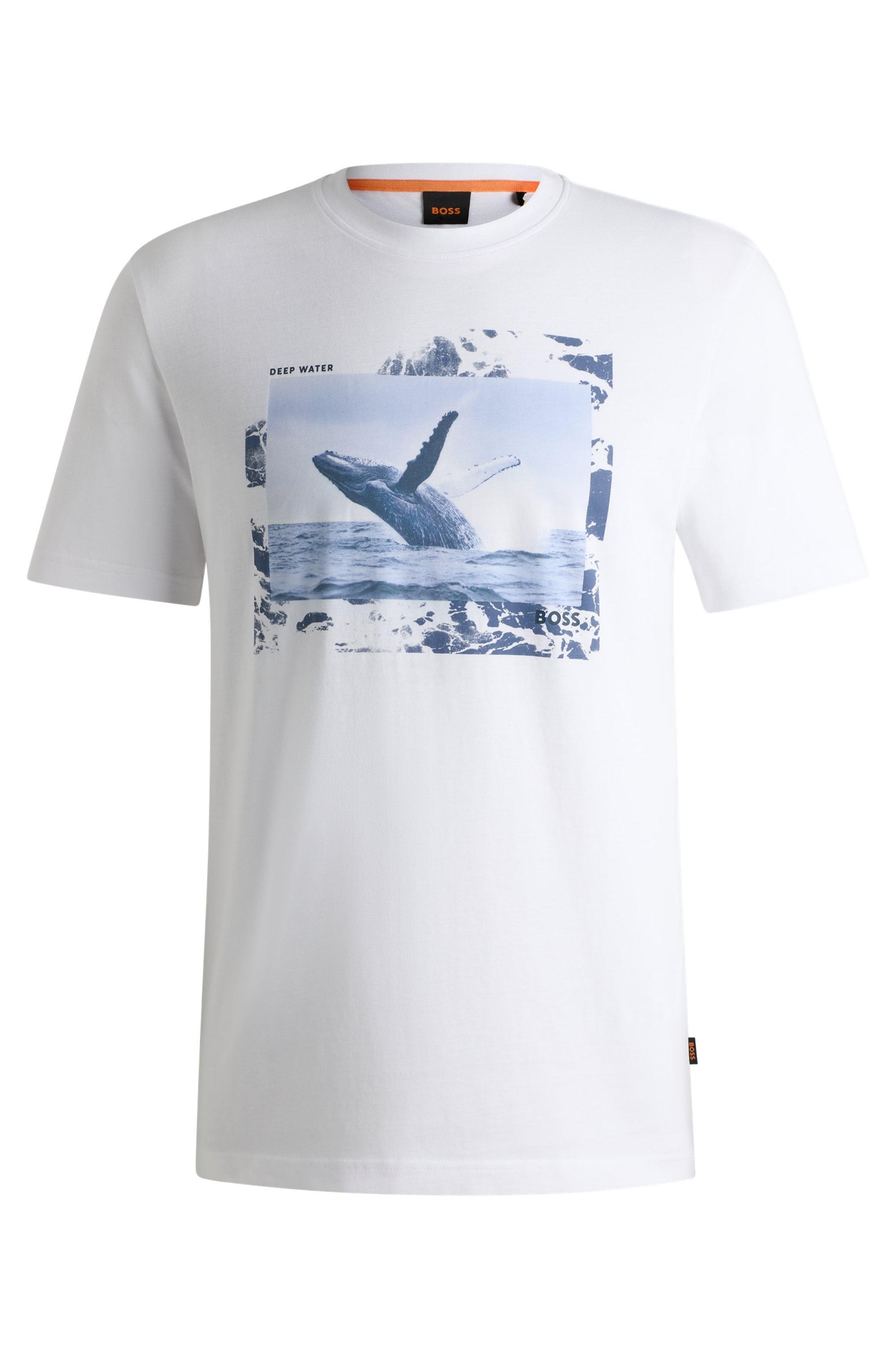 BOSS ORANGE T-Shirt »Te Dunetrace«, mit grossem Fotodruck