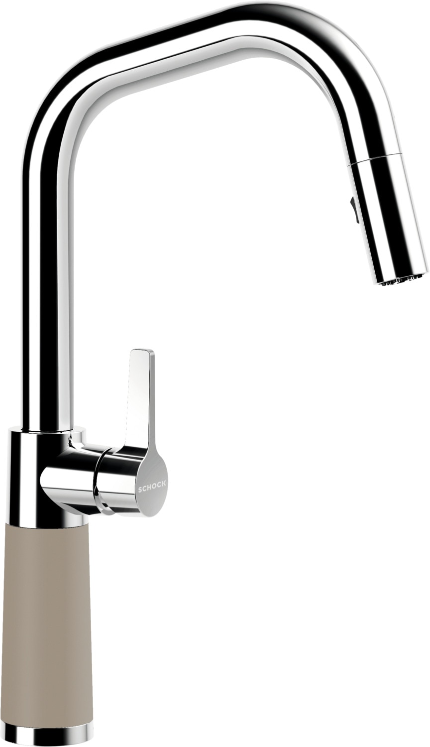 Image of Schock Küchenarmatur "SC530" ausziehbar, Strahl-Brause, Rückflussverhinderer, Schwenkbereich 120