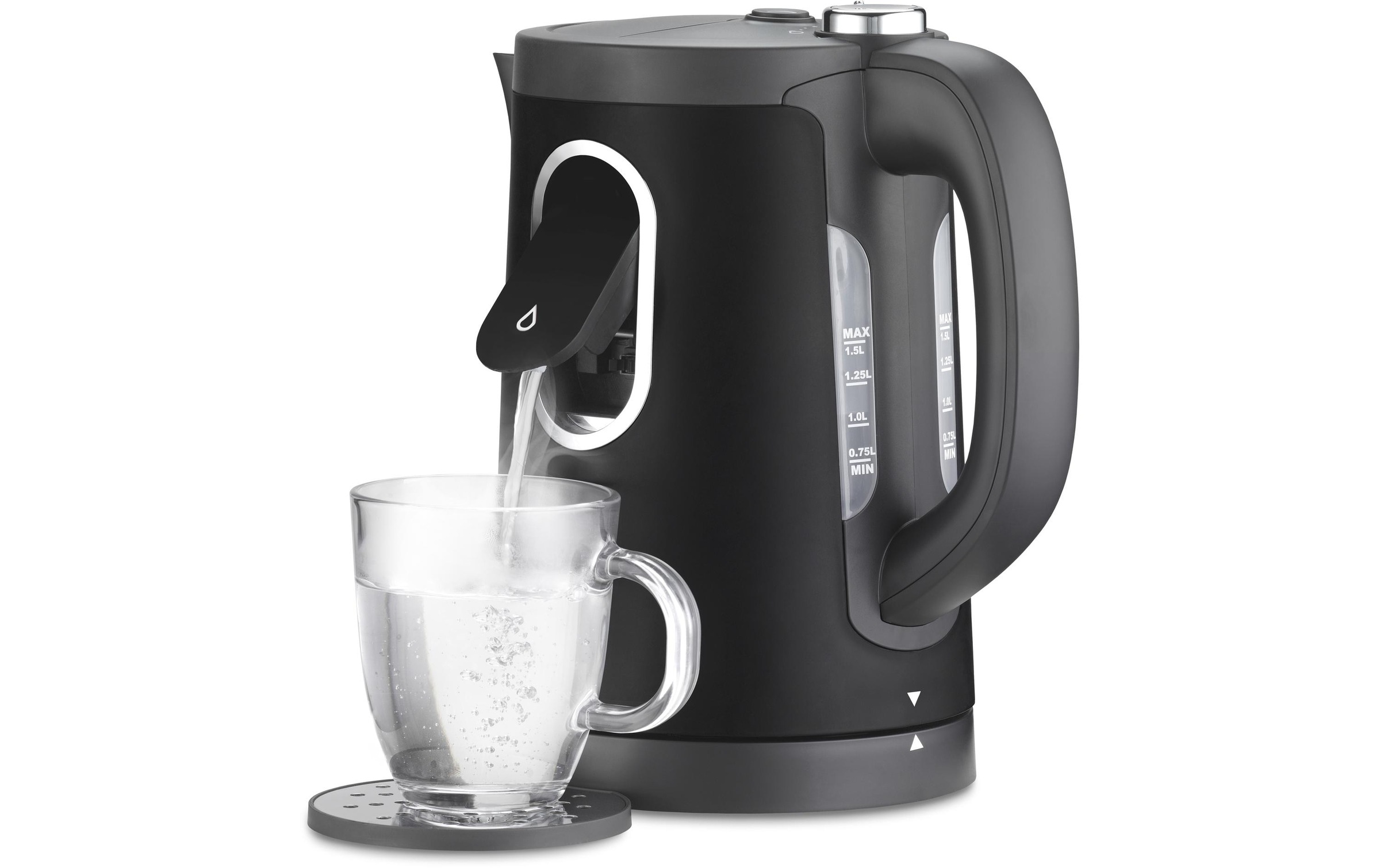 Trisa Wasserkocher »2 in 1 Perfect Cup«, 1,5 l, 2400 W