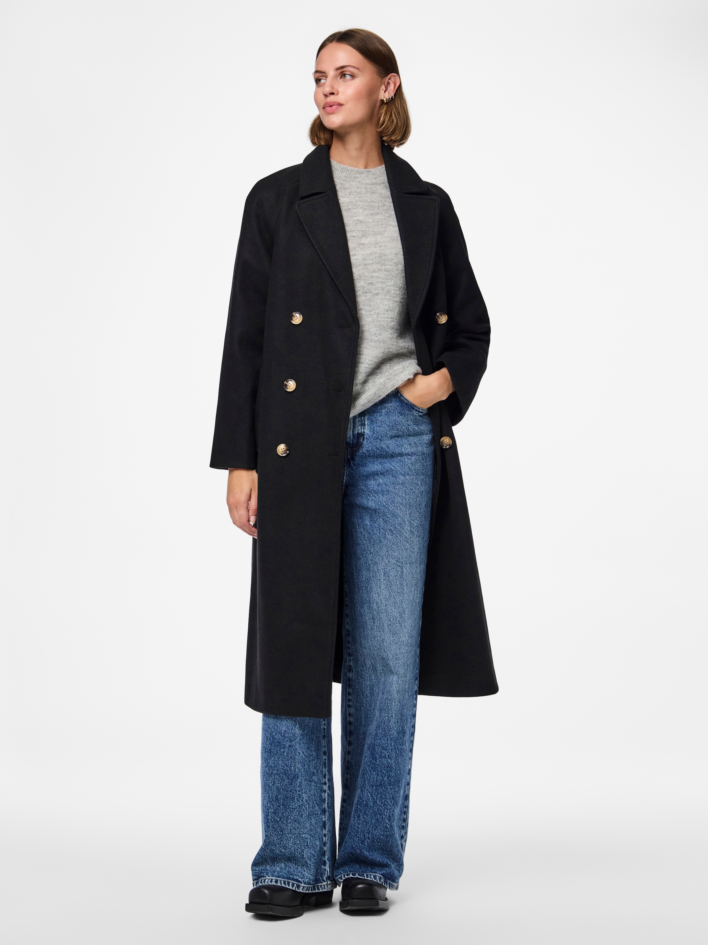 pieces Manteau long »PCMARBEL LONG COAT NOOS«