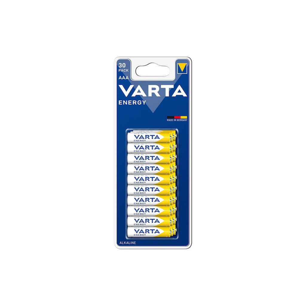 VARTA Batterie »Energy 30x AAA«, (30 St.)