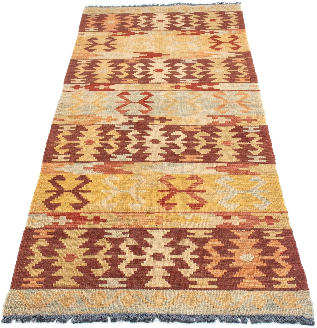Image of morgenland Läufer »Kelim Streifen Multicolore 209 x 72 cm«, rechteckig, 0,4 mm Höhe, Kurzflor bei Ackermann Versand Schweiz