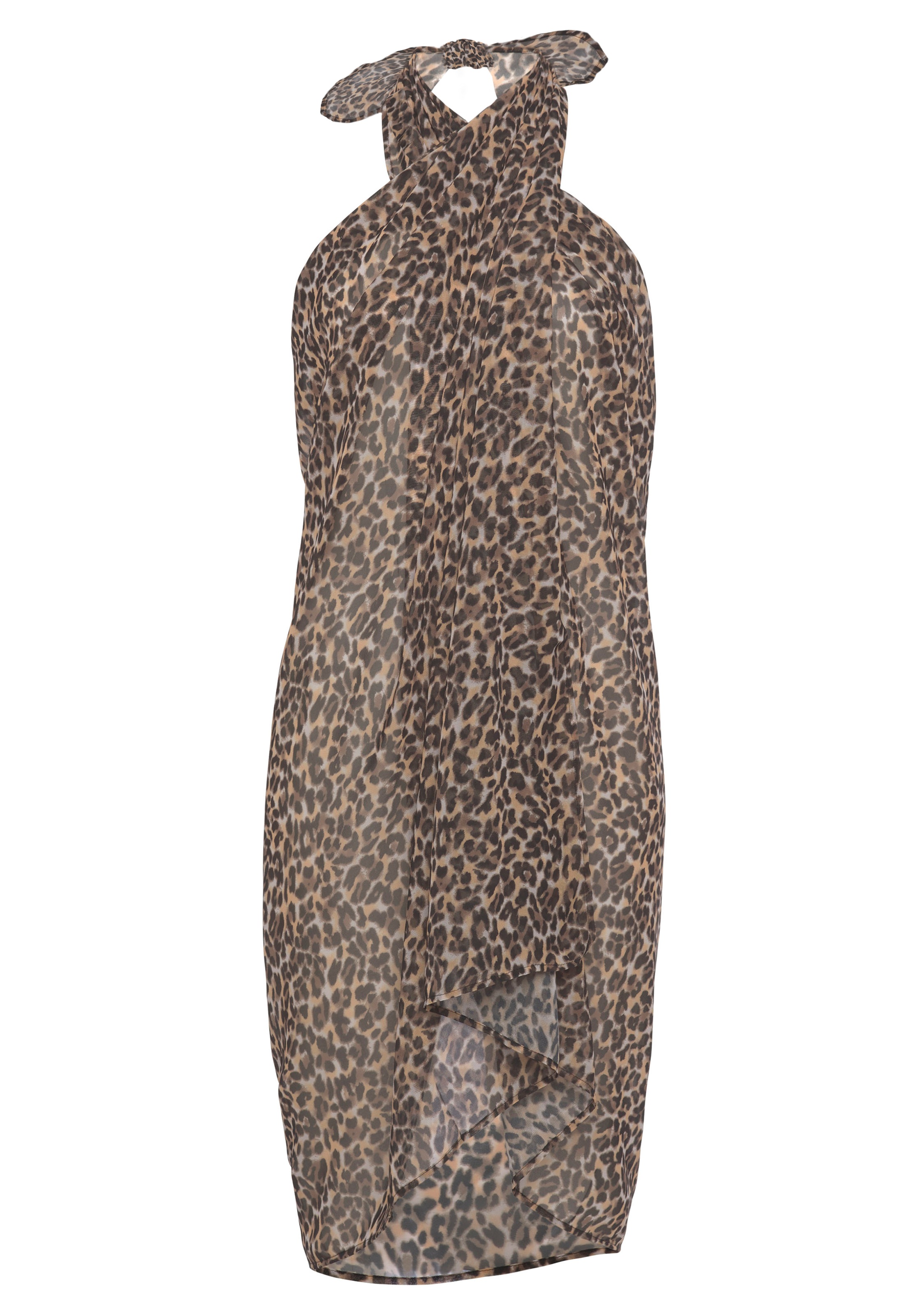 Bruno Banani Strandrock, mit Leomuster