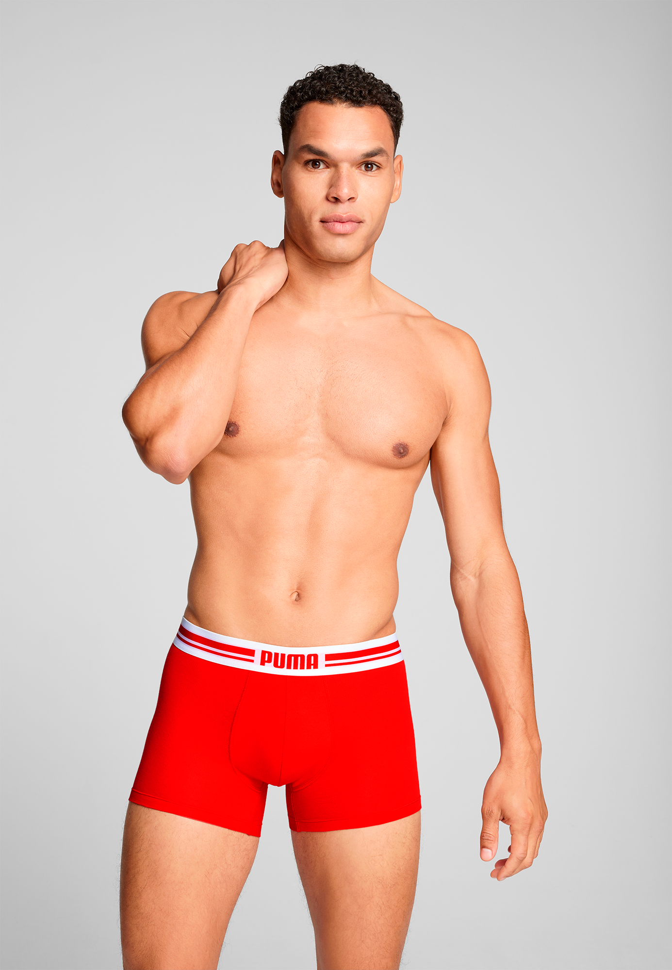 PUMA Boxers »PUMA MEN EVERYDAY PLACED LOGO BOXERS 2P« avec bande tissée logo