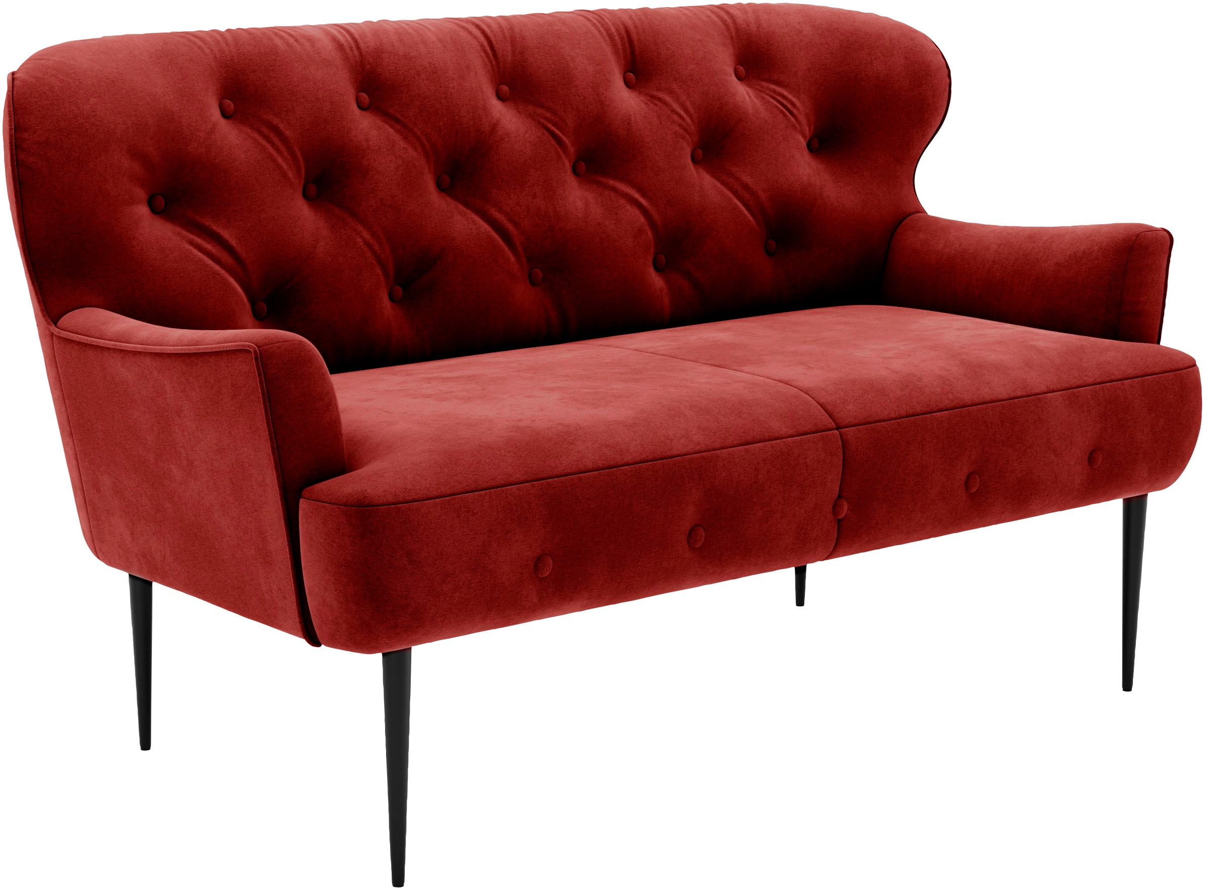 Home affaire 2-places »Amber« mit Knopfheftung,in verschieden Stoffarten