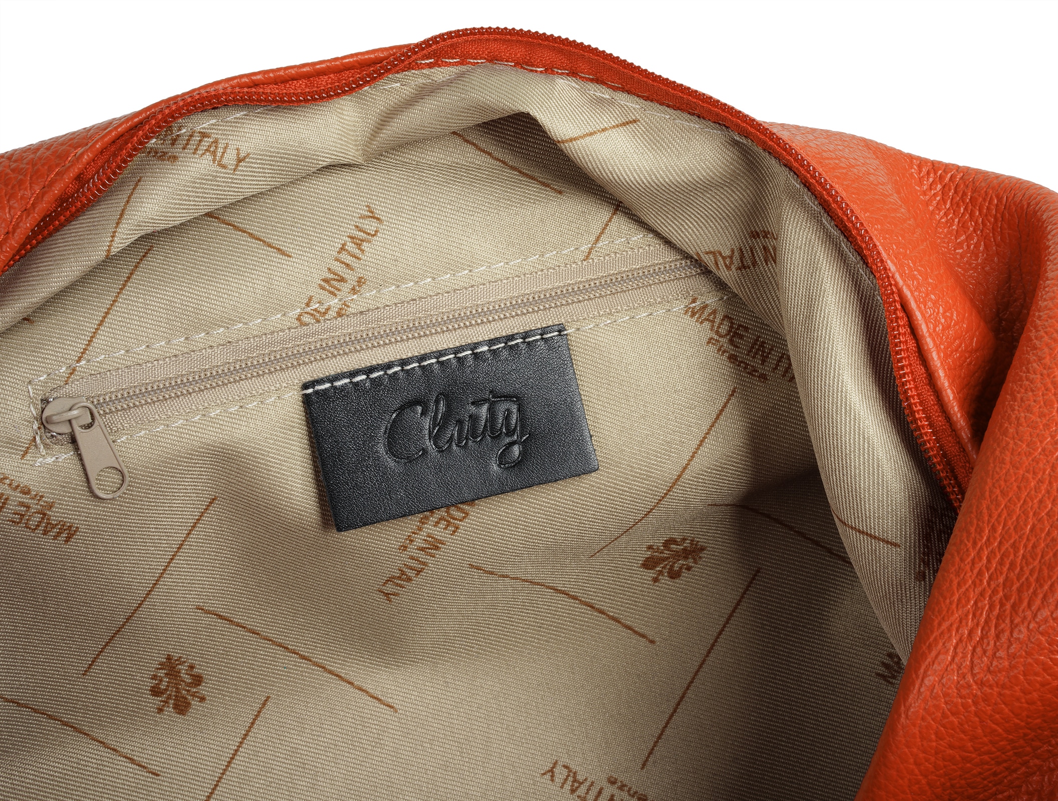 Cluty Shopper, echt Leder, Made in Italy