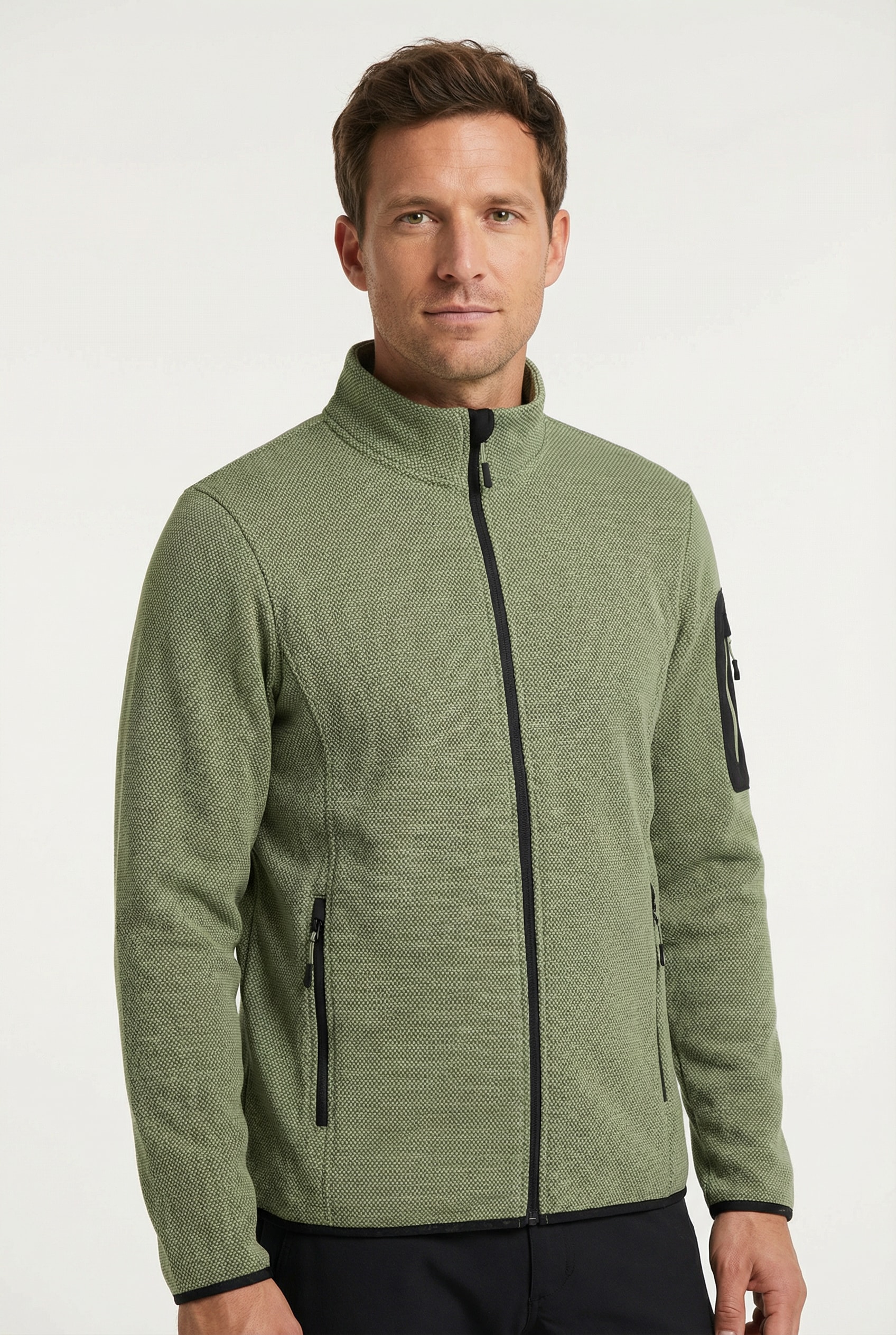 Icepeak Fleecejacke »BREDSTEDT« sportlicher Stil, mit Stehkragen, mit Reissverschlusstaschen