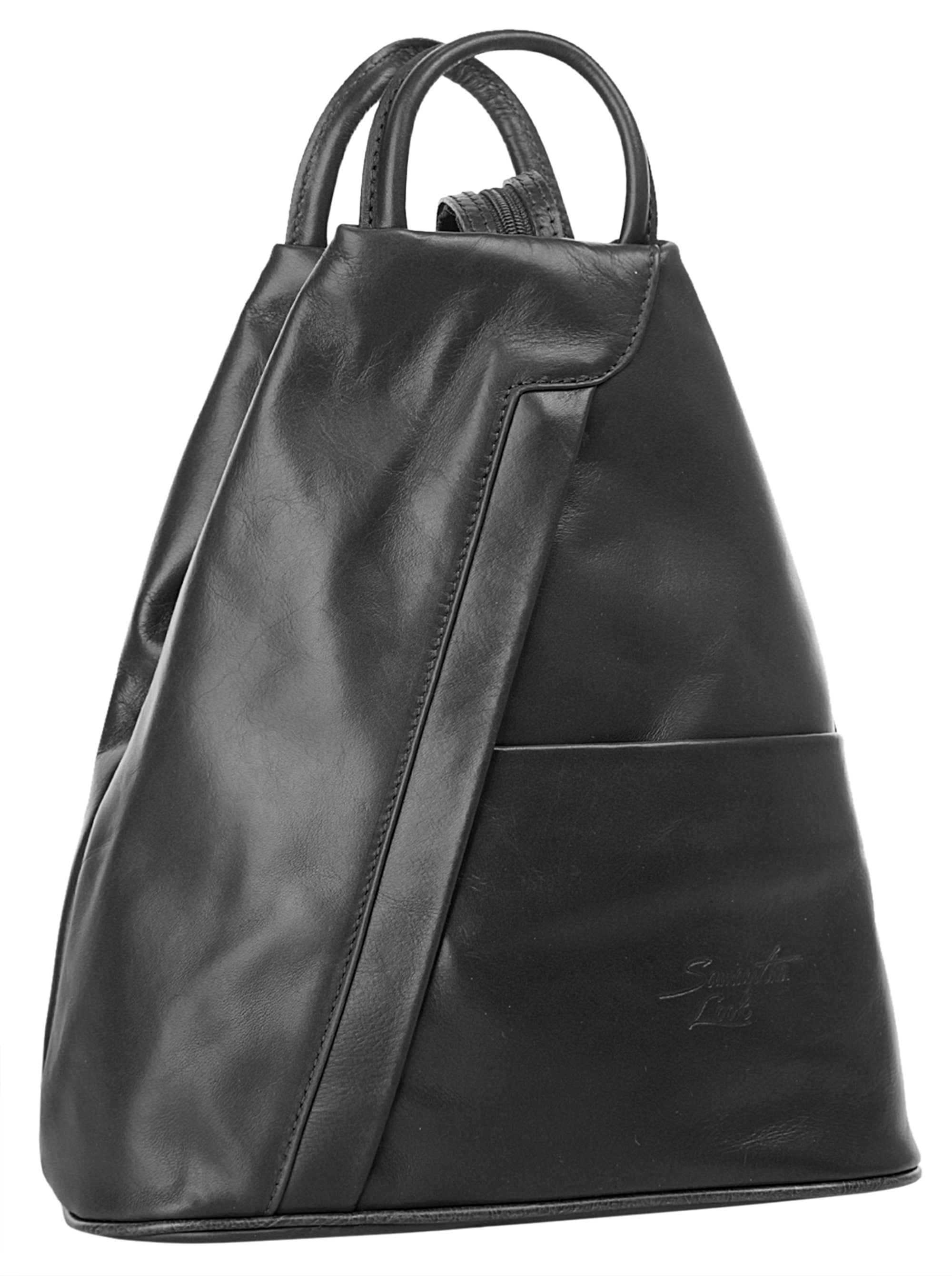 Samantha Look Cityrucksack, echt Leder, Made in Italy