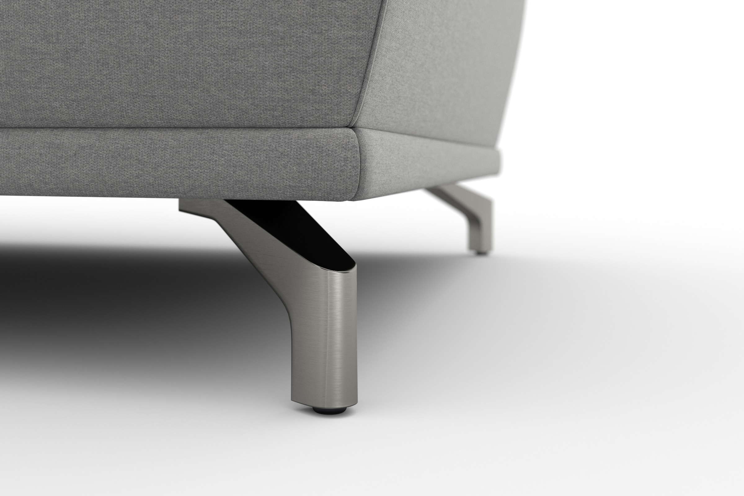 sit&more Ecksofa »Cabrio L-Form, B: 295 cm, mit Sitztiefen-, Arm- & Kopfteilverstellung« 2 Nierenkissen, Federkern, optional Bettfunktion und Stauraum