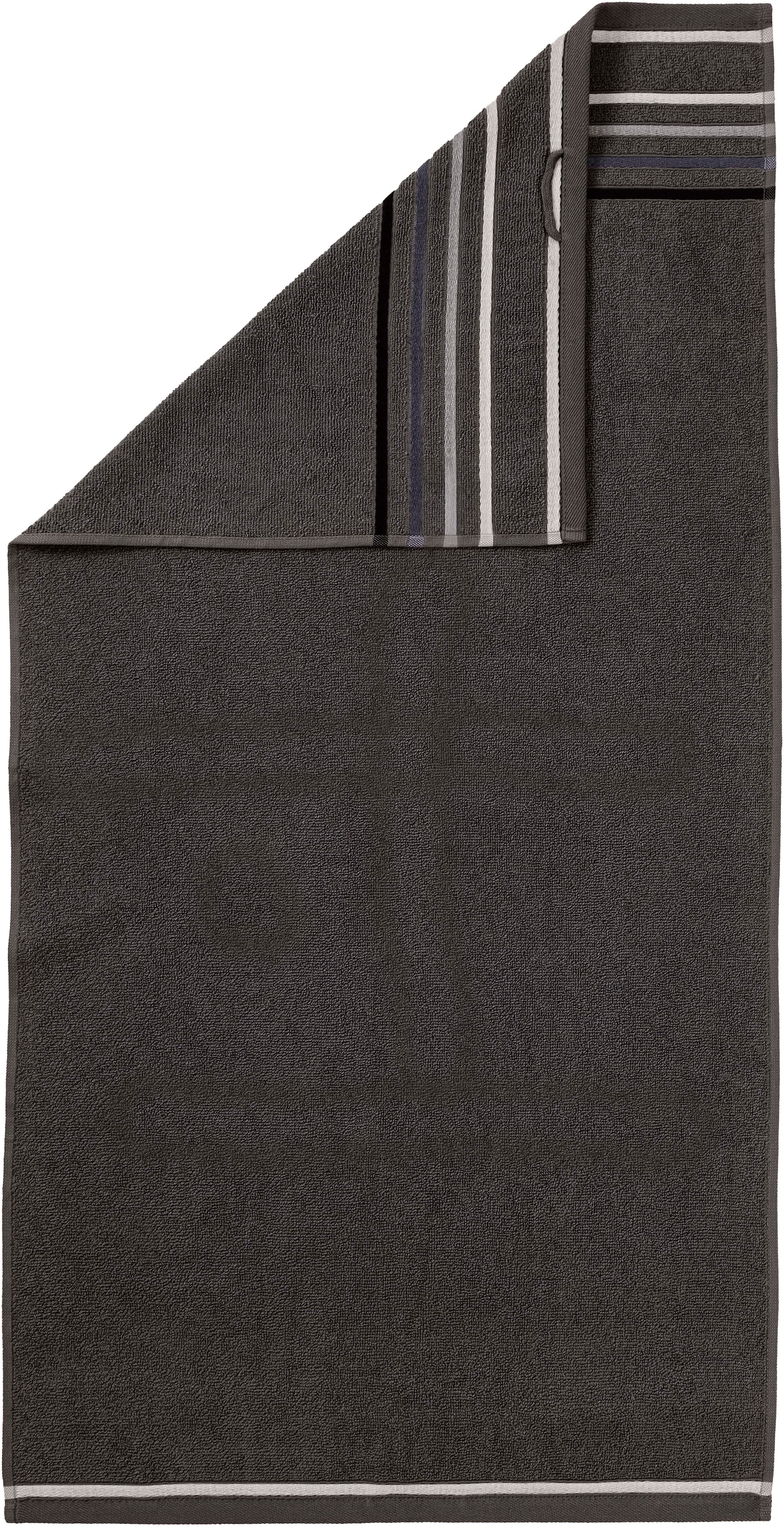 GOODproduct Handtuch Set »Niki, Duschtuch, Handtücher und Gästetücher« Set Walkfrottee Handtücher mit mehrfarbiger Streifenbordüre, weich, aus 100% Baumwolle