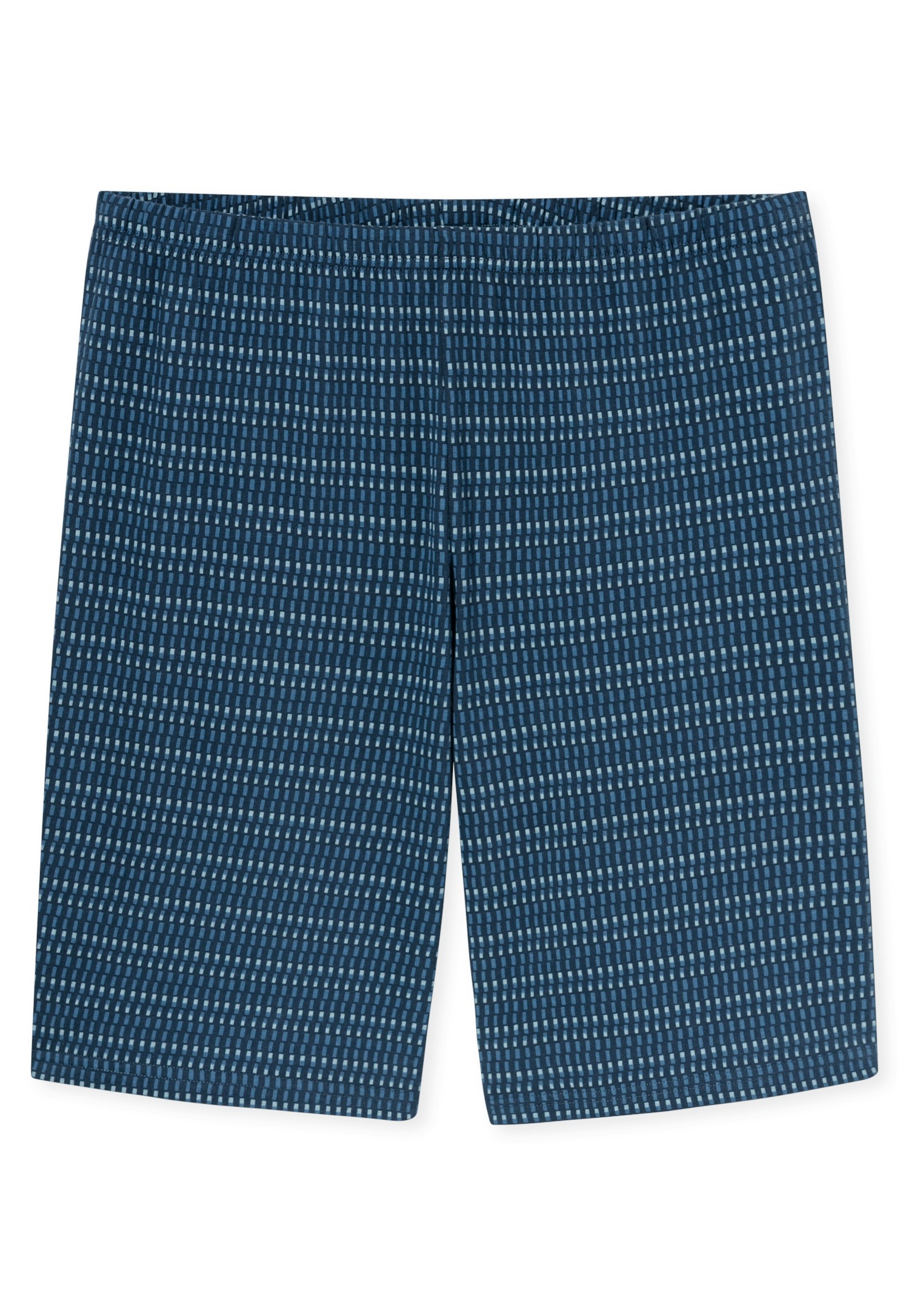 Schiesser Pyjama »Casual Essentials« 0, 2 mit unifarbenem Oberteil und gemusterter Hose